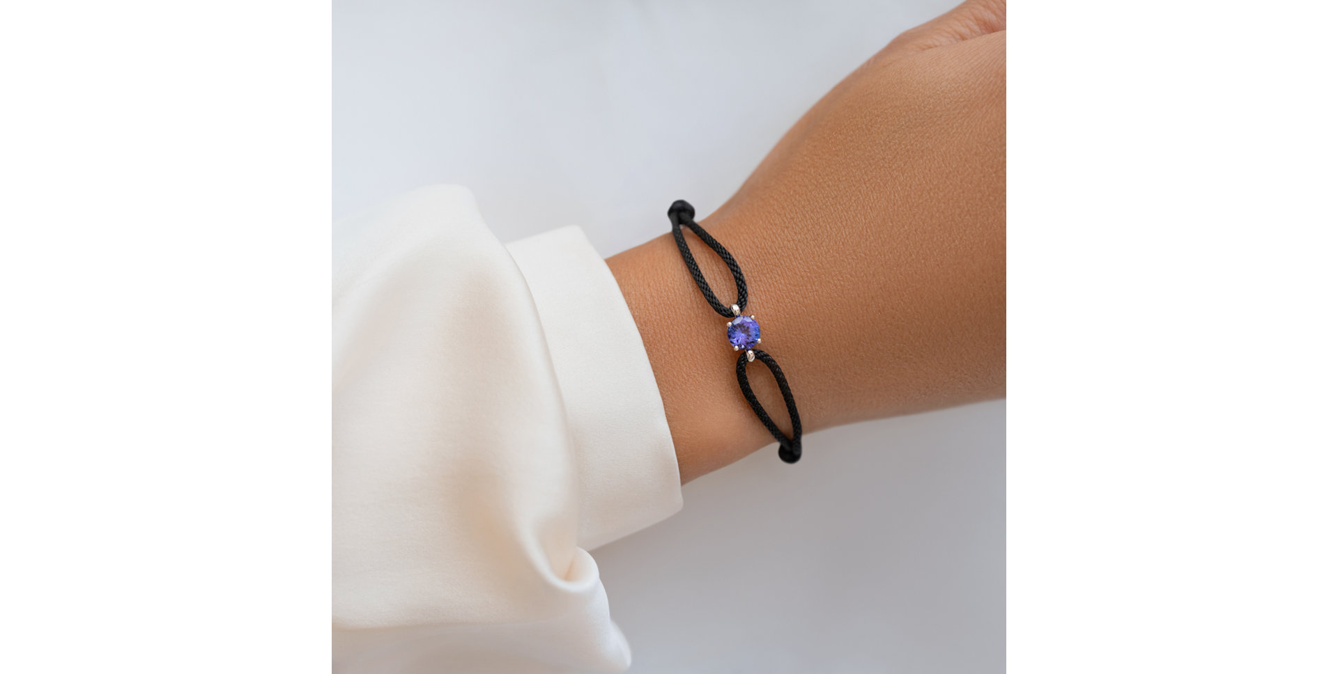 Náramok s rhodolitom Delilah