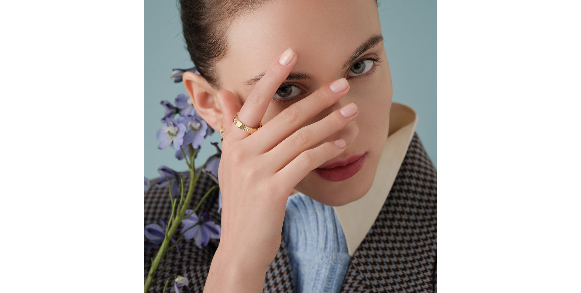 Prsteň s diamantmi Love in Verona