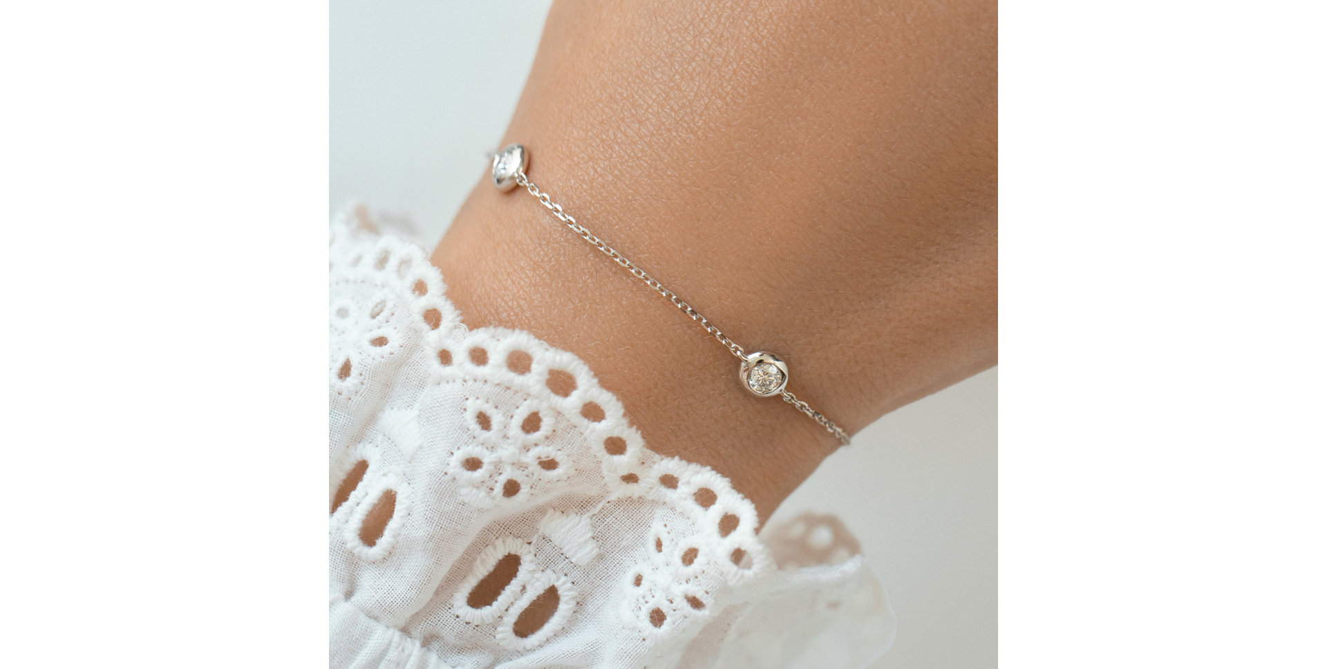 Náramok s diamantmi Sparkling Dots