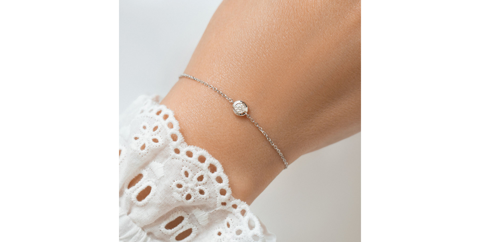 Náramok s diamantom Sparkling Dots