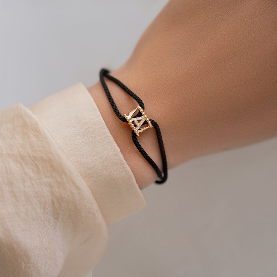 Náramok s diamantmi Magnificent Letter