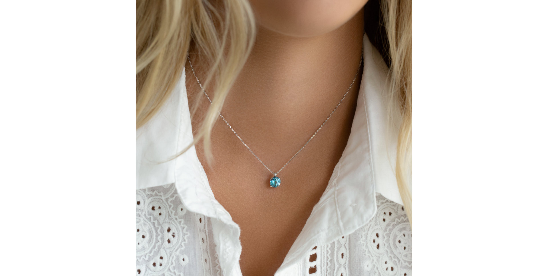 Náhrdelník s morganitom Allen