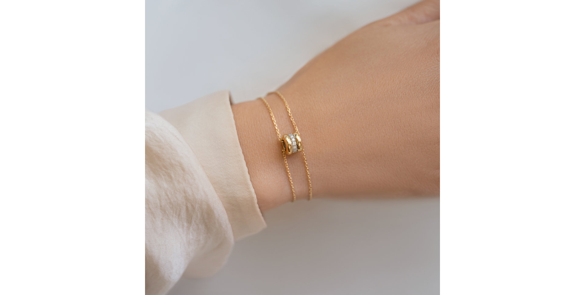 Náramok s diamantmi Cilla