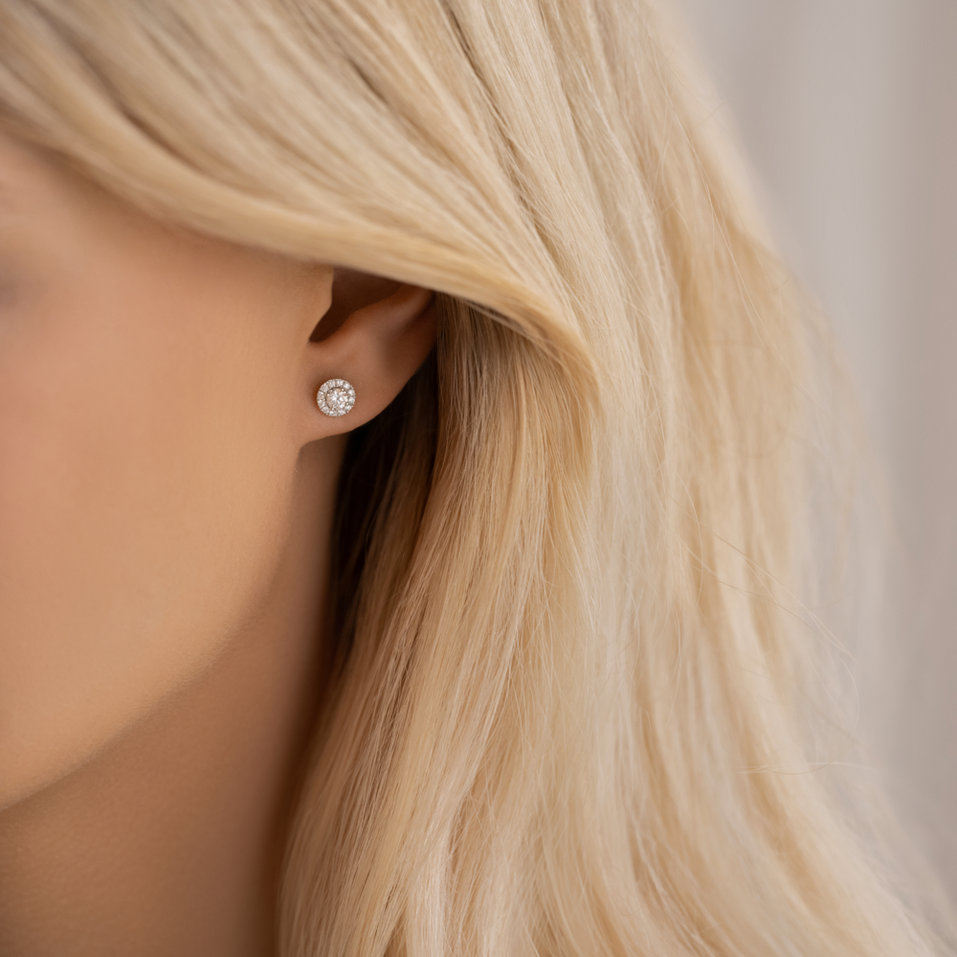 Náušnice s diamantmi Tansarville