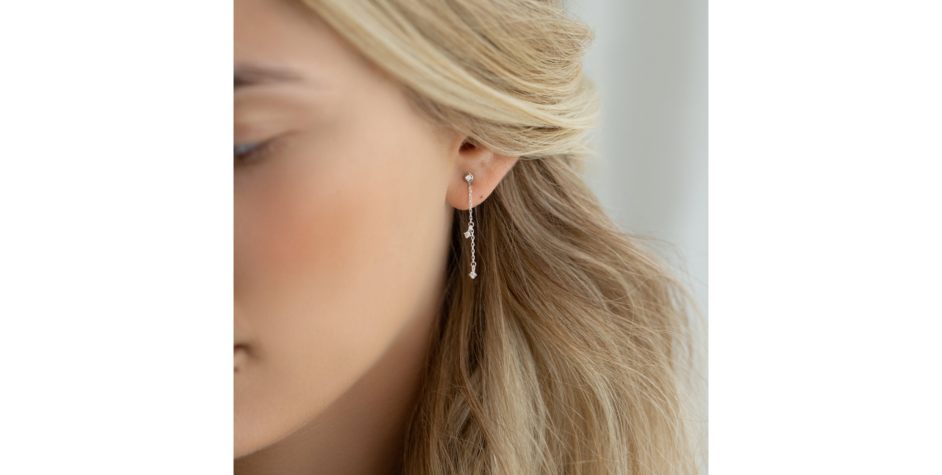 Náušnice s diamantmi Samba