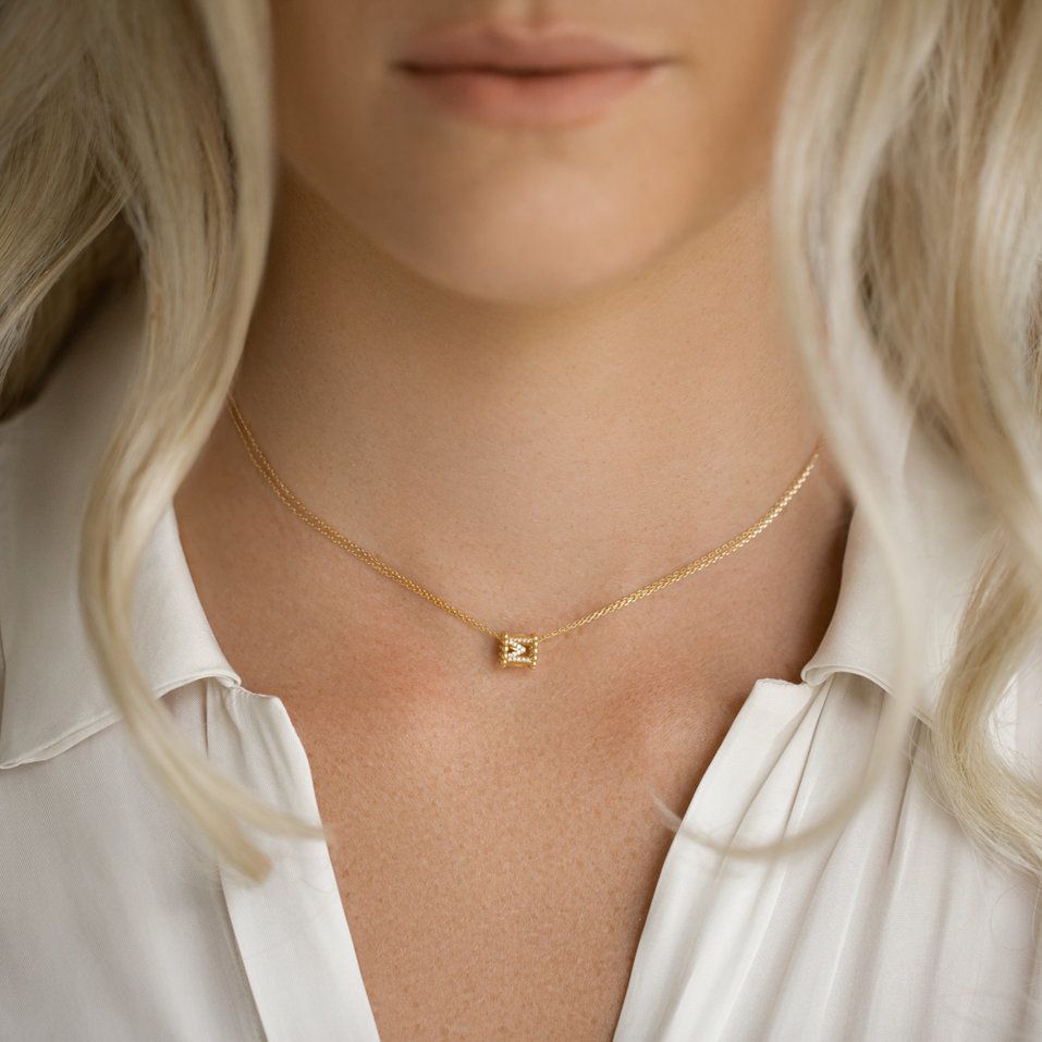 Náhrdelník s diamantmi Different Way