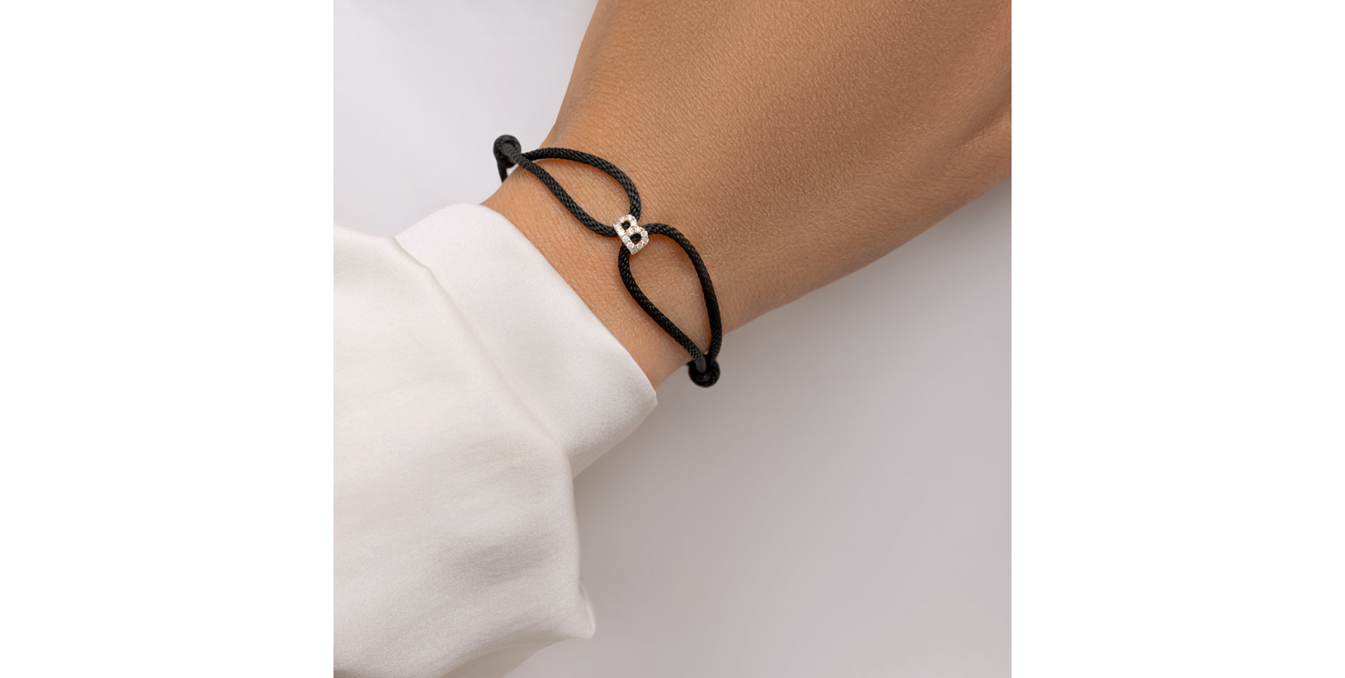 Náramok s diamantmi Alphabet Delight