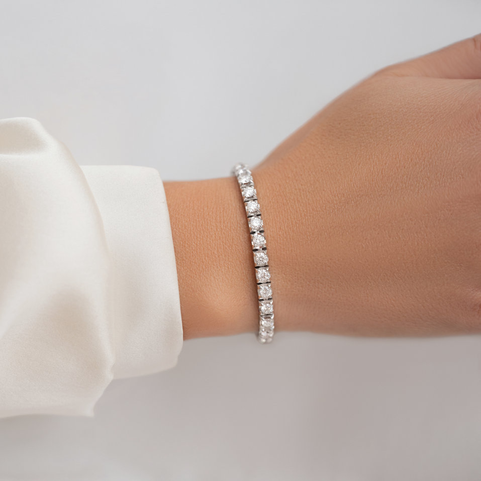 Náramok s diamantmi Thanatos