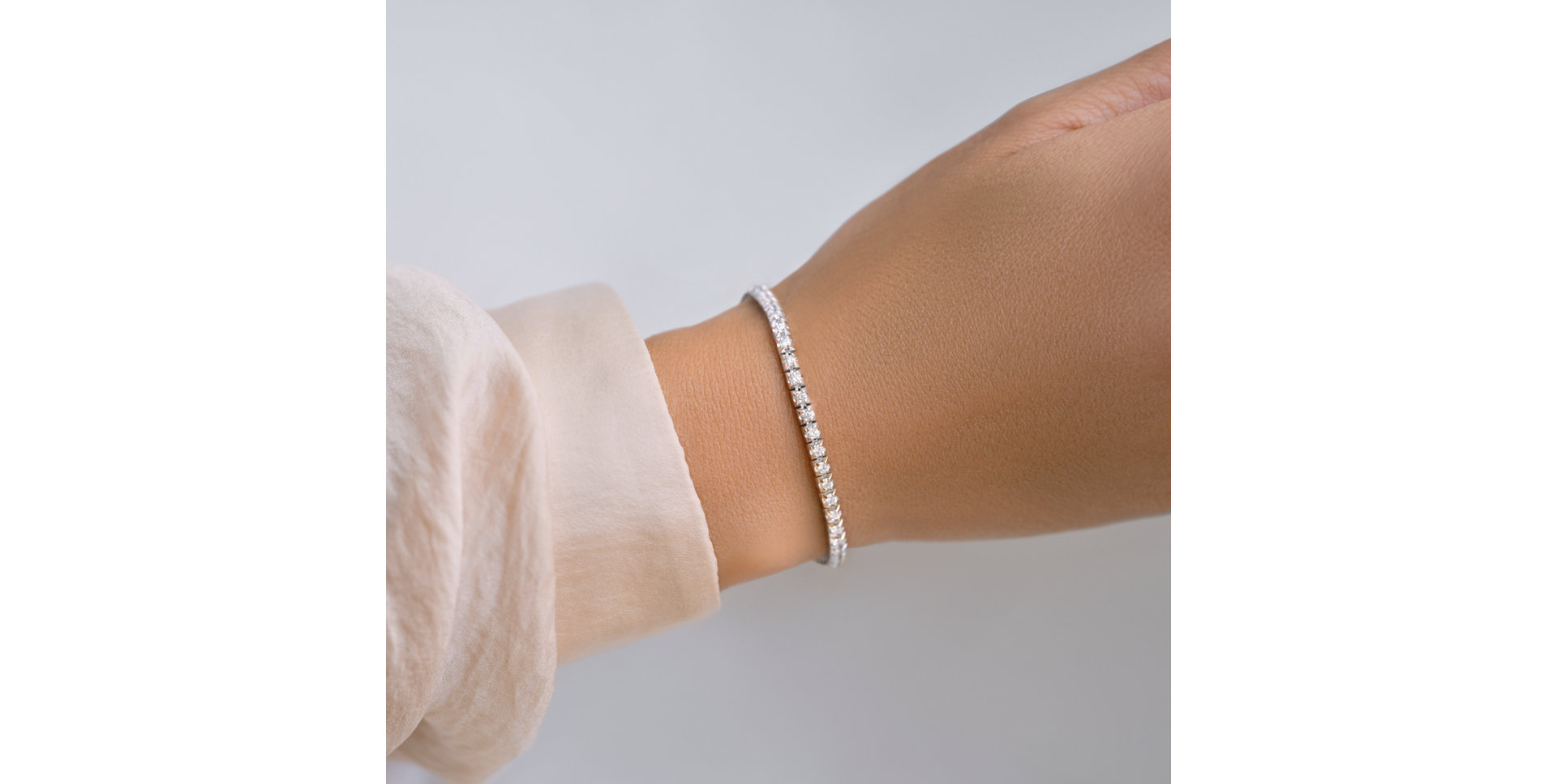 Náramok s diamantmi Thanatos