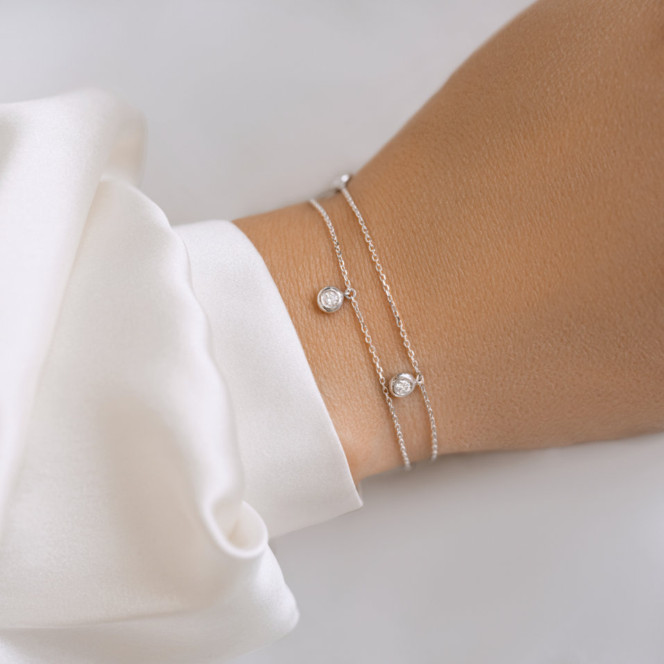 Náramok s diamantmi Delouise