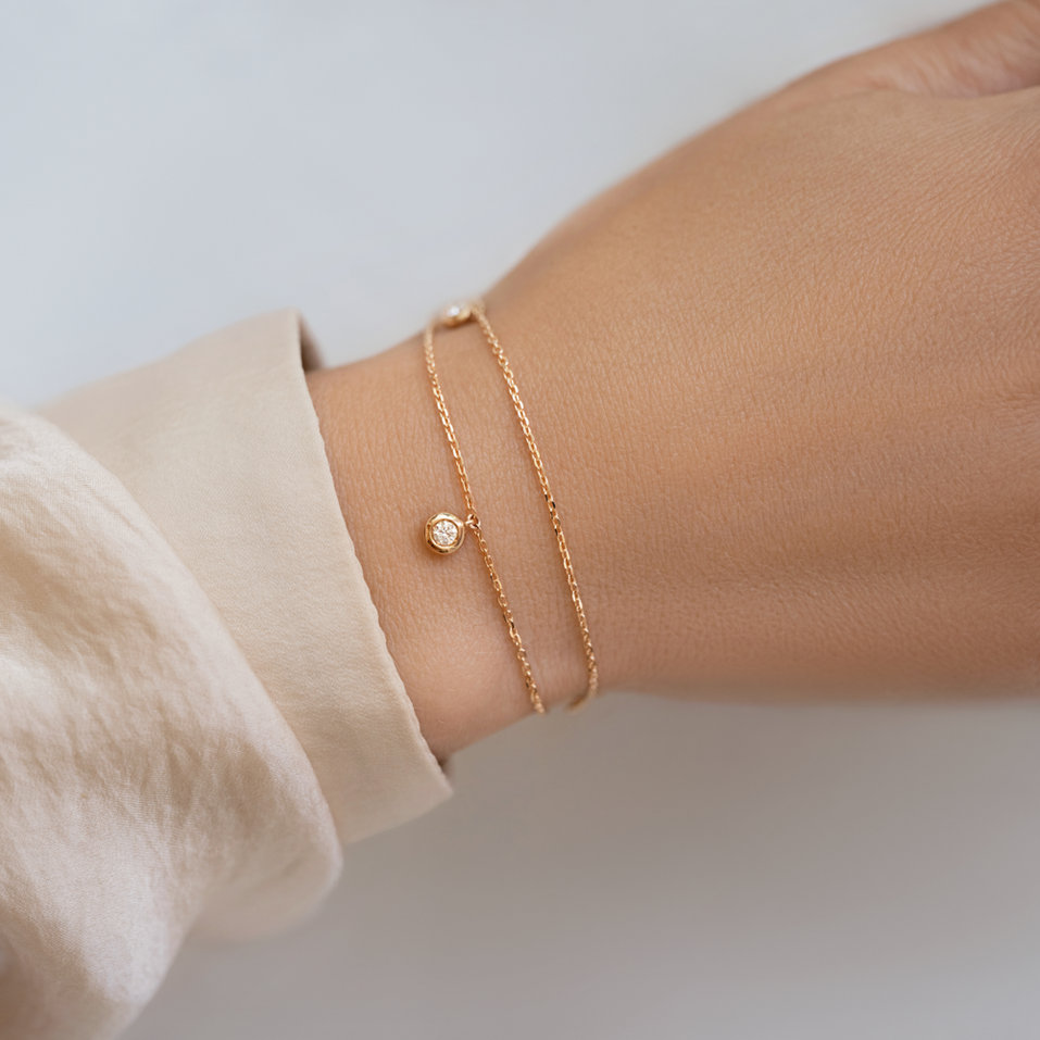 Náramok s diamantmi Delouise