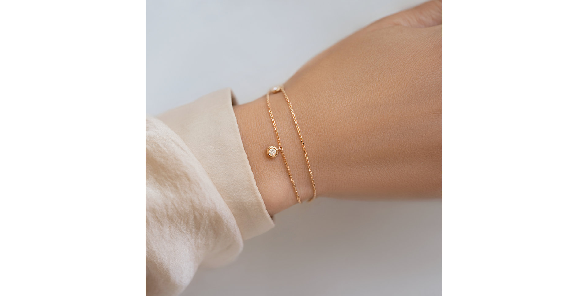 Náramok s diamantmi Delouise