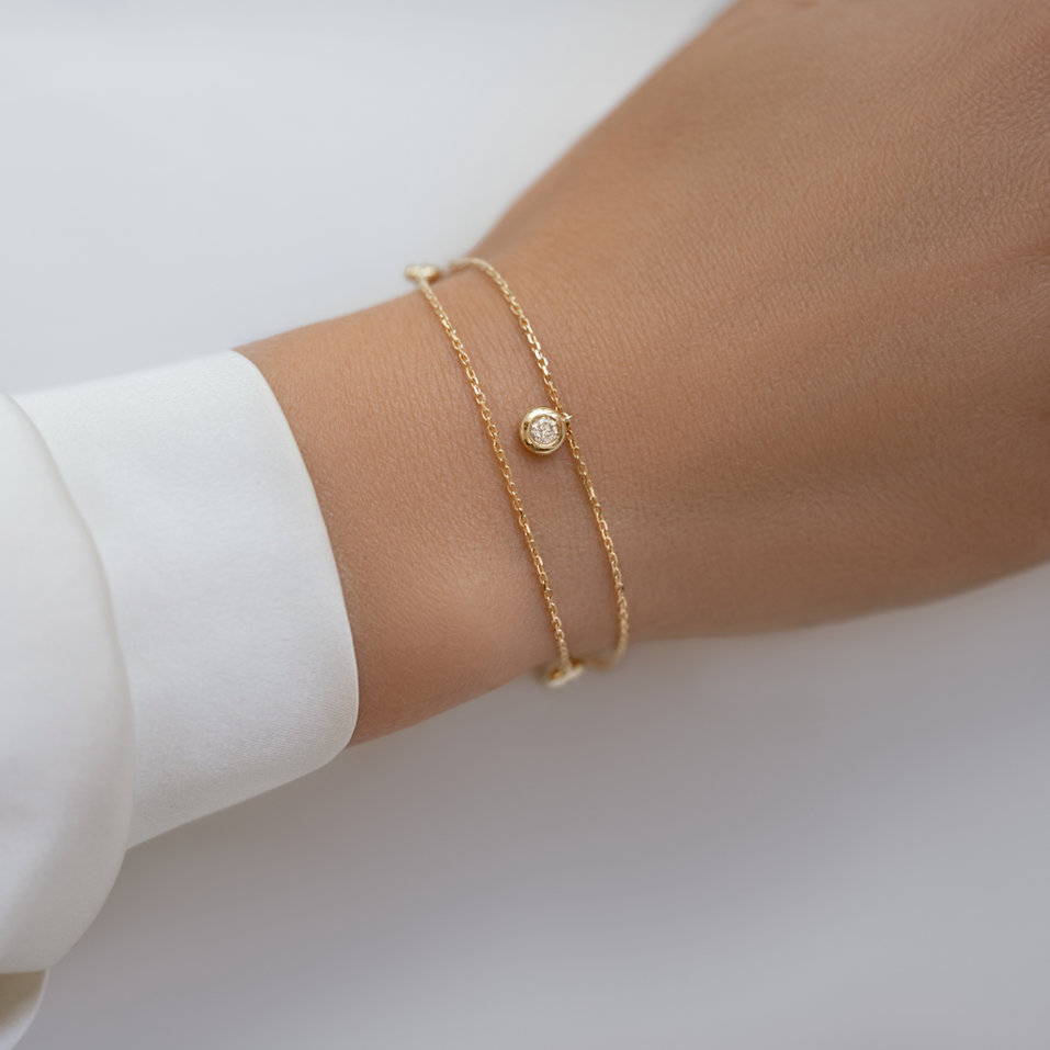 Náramok s diamantmi Delouise