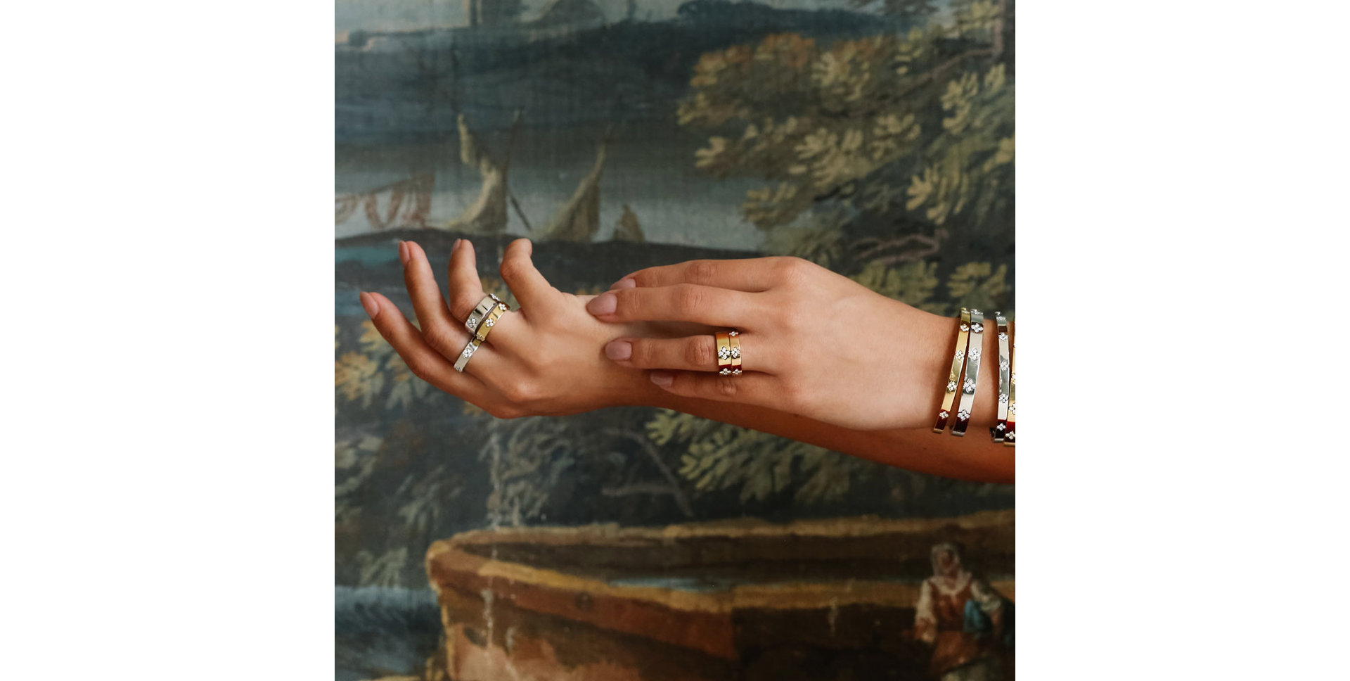 Prsteň s diamantmi Love in Verona