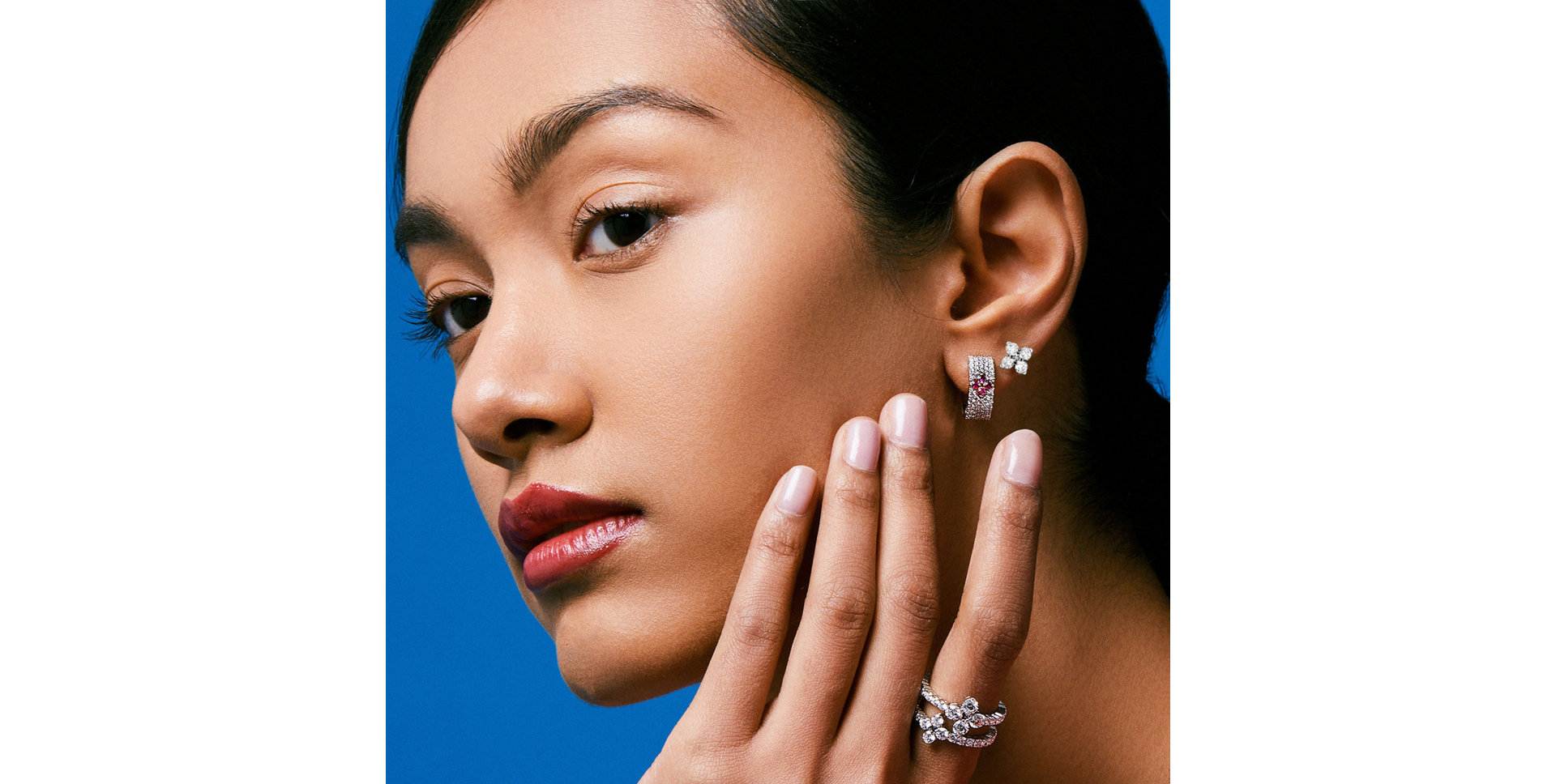 Náušnice s diamantmi Love in Verona