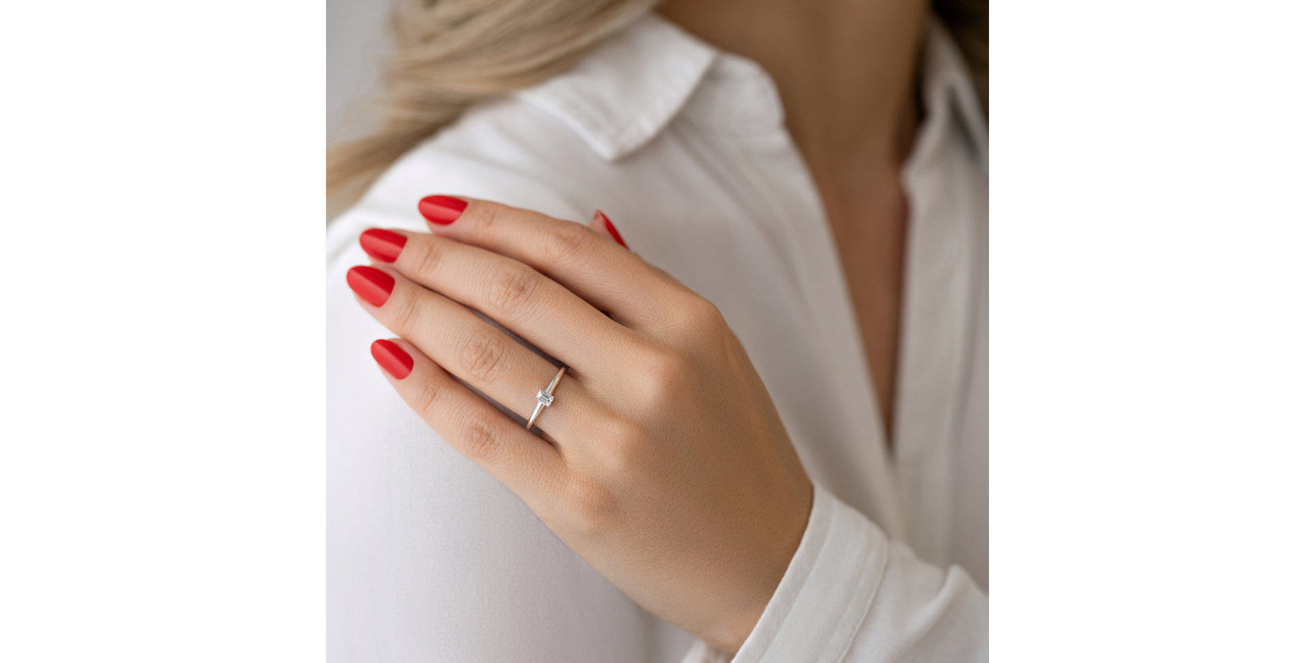 Prsteň s diamantom Gentle Deligh