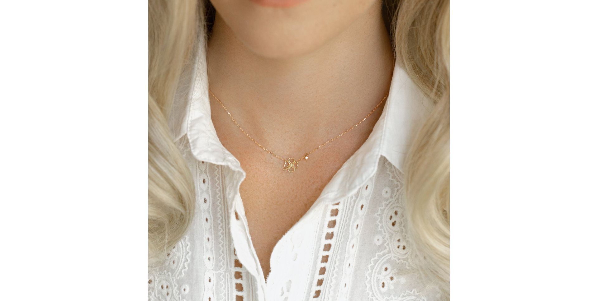 Náhrdleník s diamantom Lucky Choice