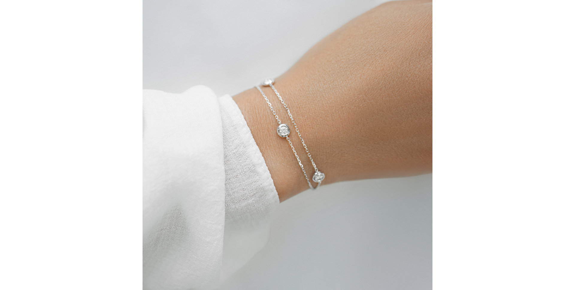 Náramok s diamantmi Five Dots