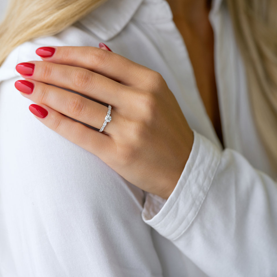 Prsteň s diamantmi Lustful Wish