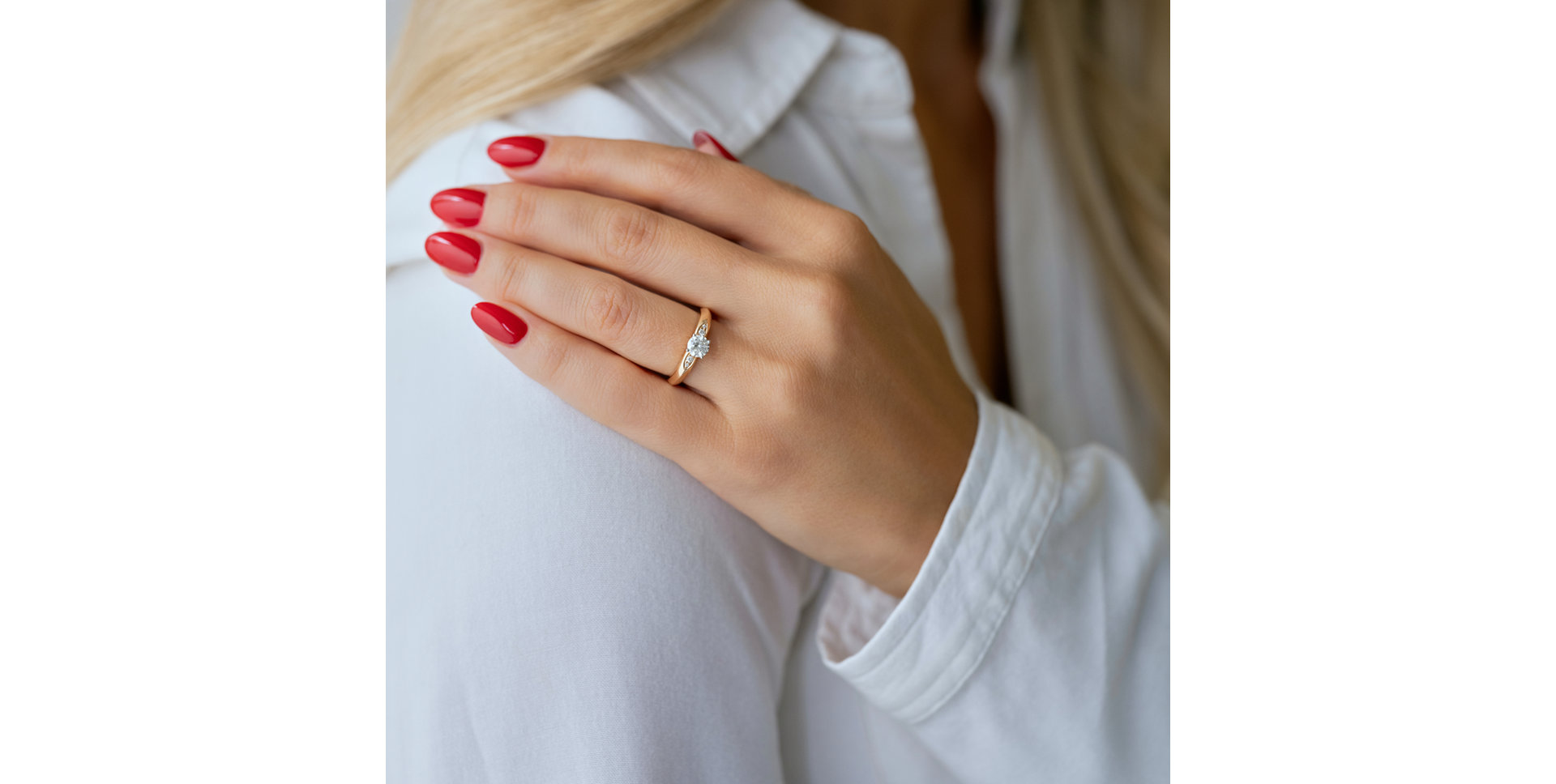 Prsteň s diamantmi Linden