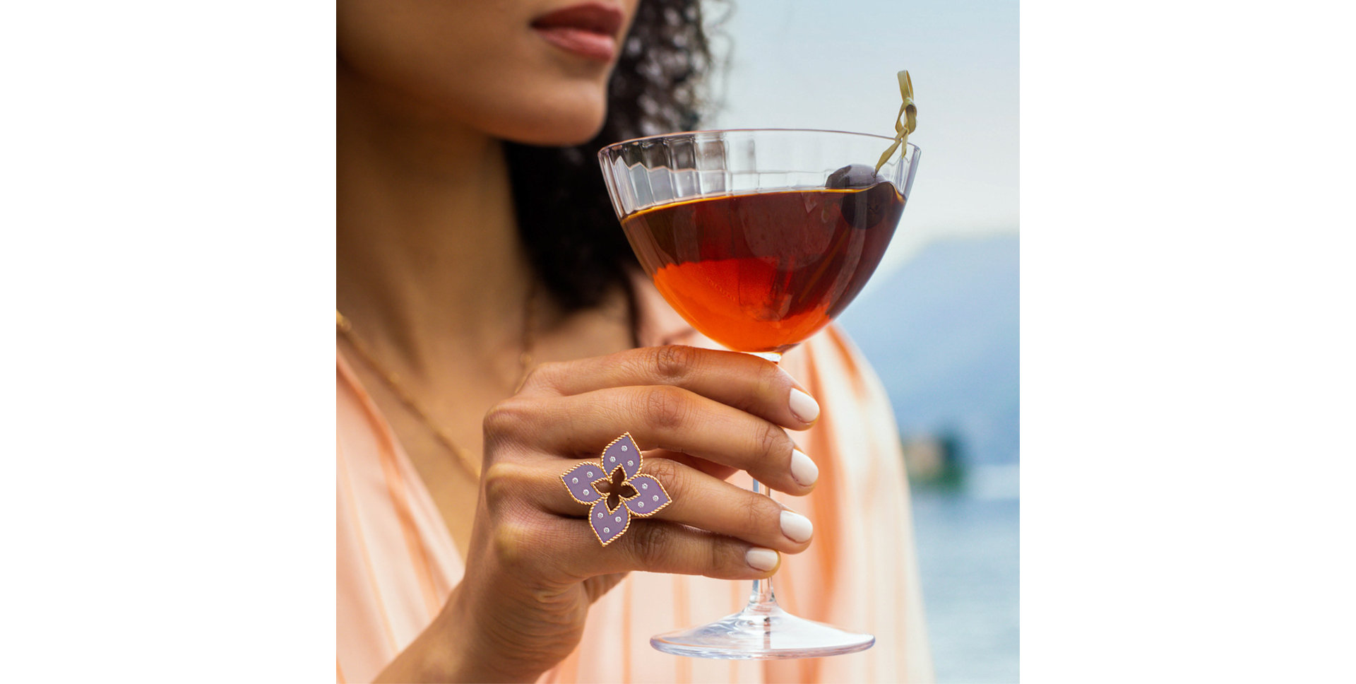 Prsteň s diamantmi a titanom Venetian Princess