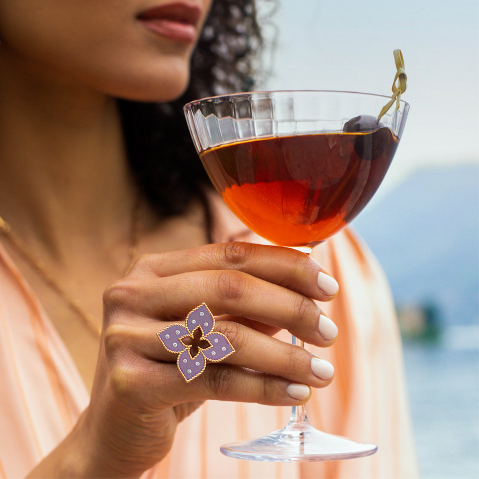 Prsteň s diamantmi a titanom Venetian Princess