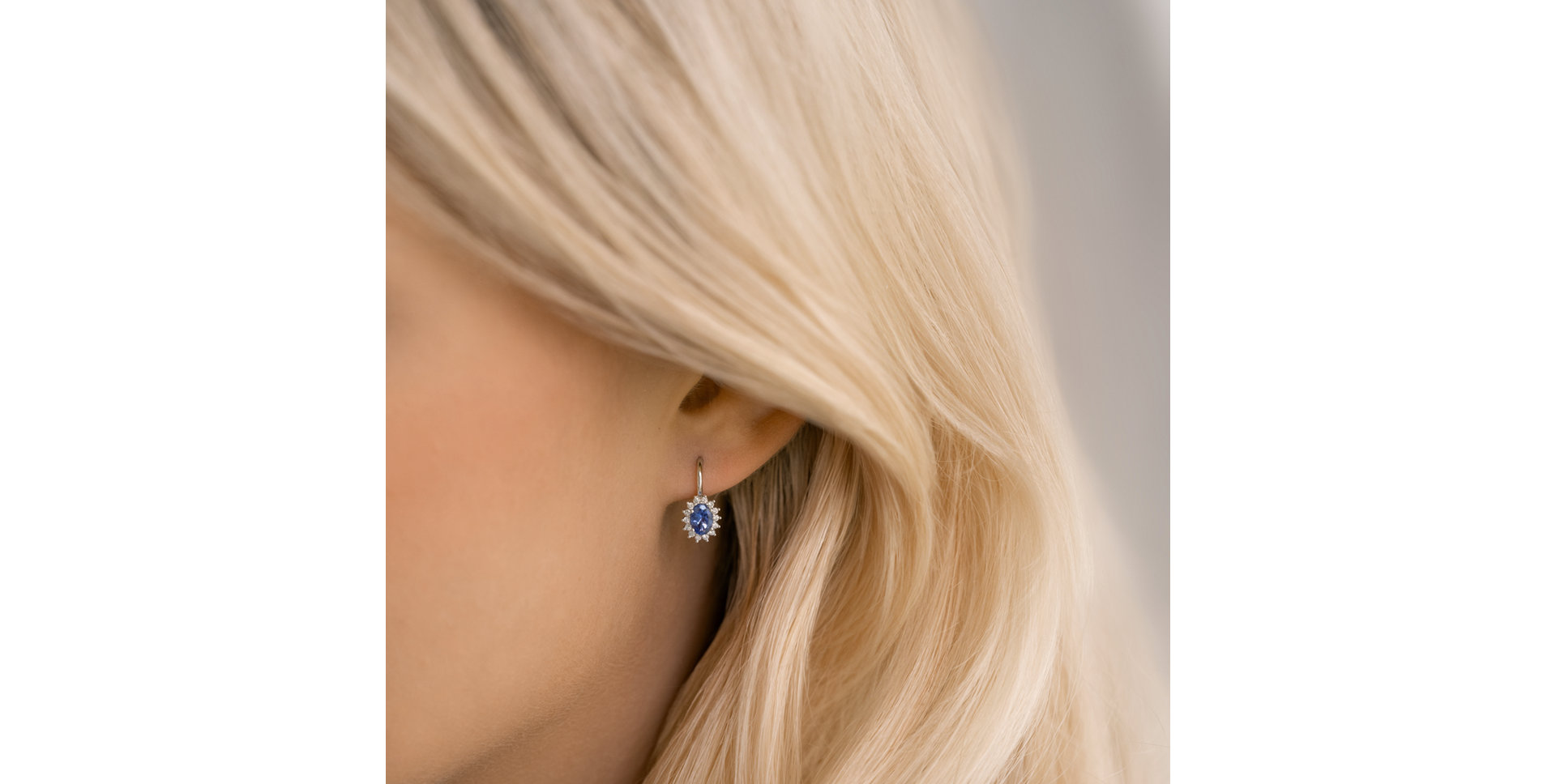 Náušnice s diamantmi a smaragdom Princess Sparkle