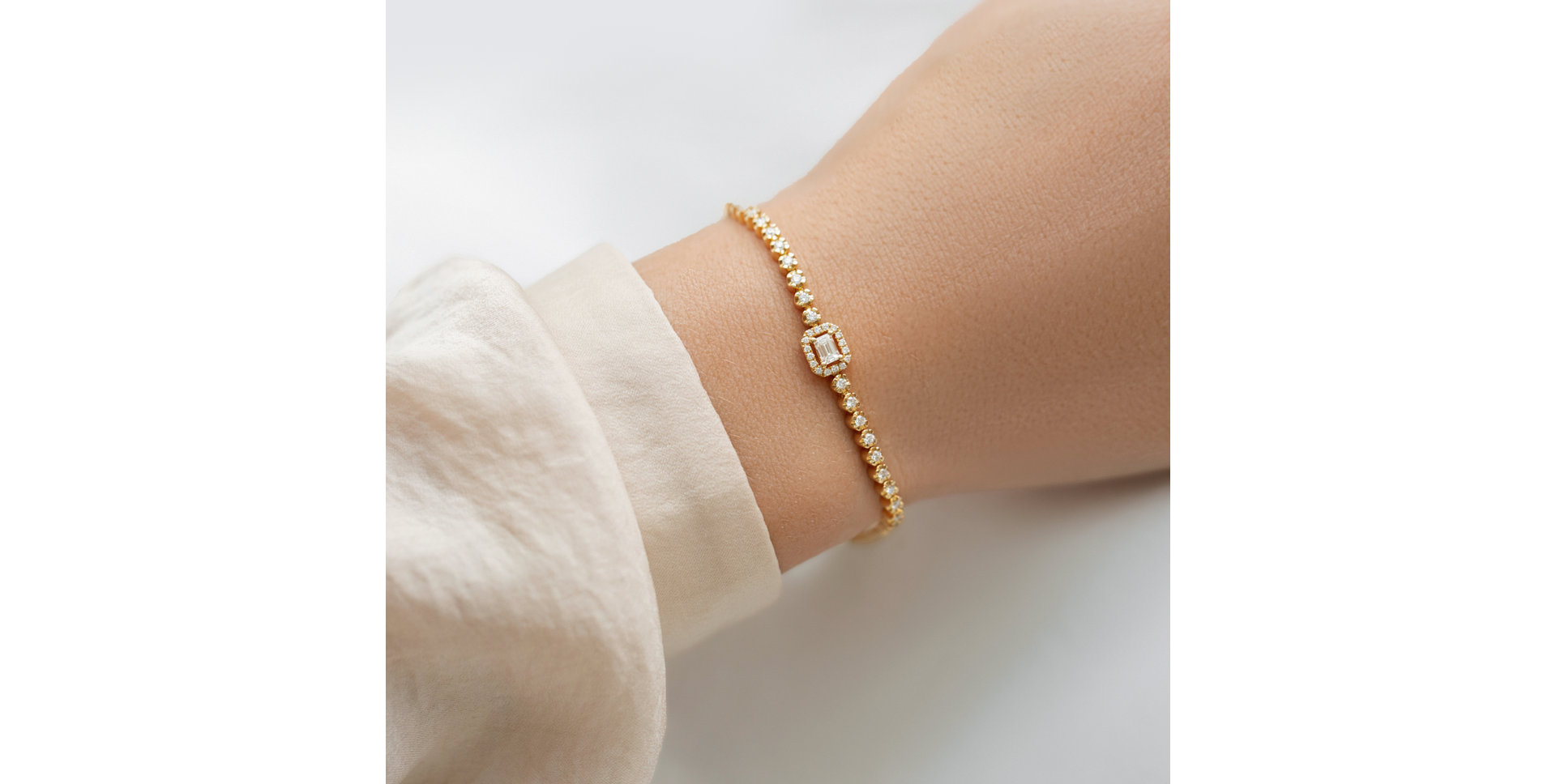 Náramok s diamantmi Sunniva