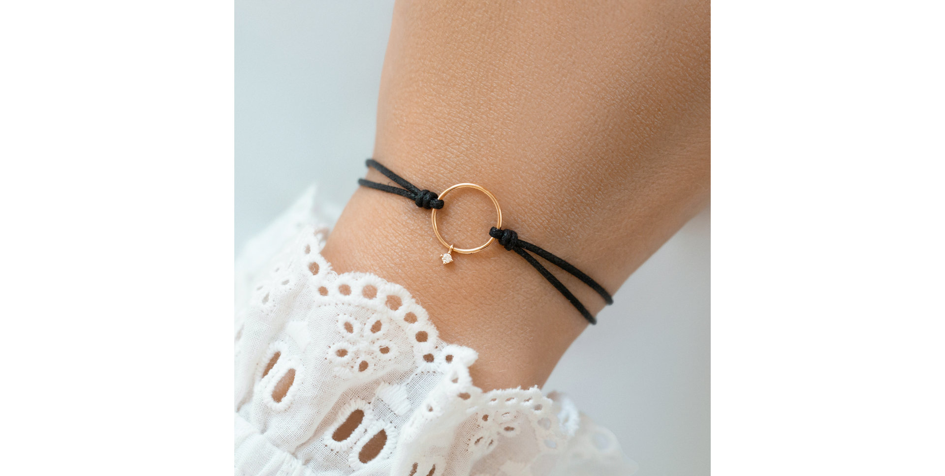 Náramok s diamantom Shiny Loop