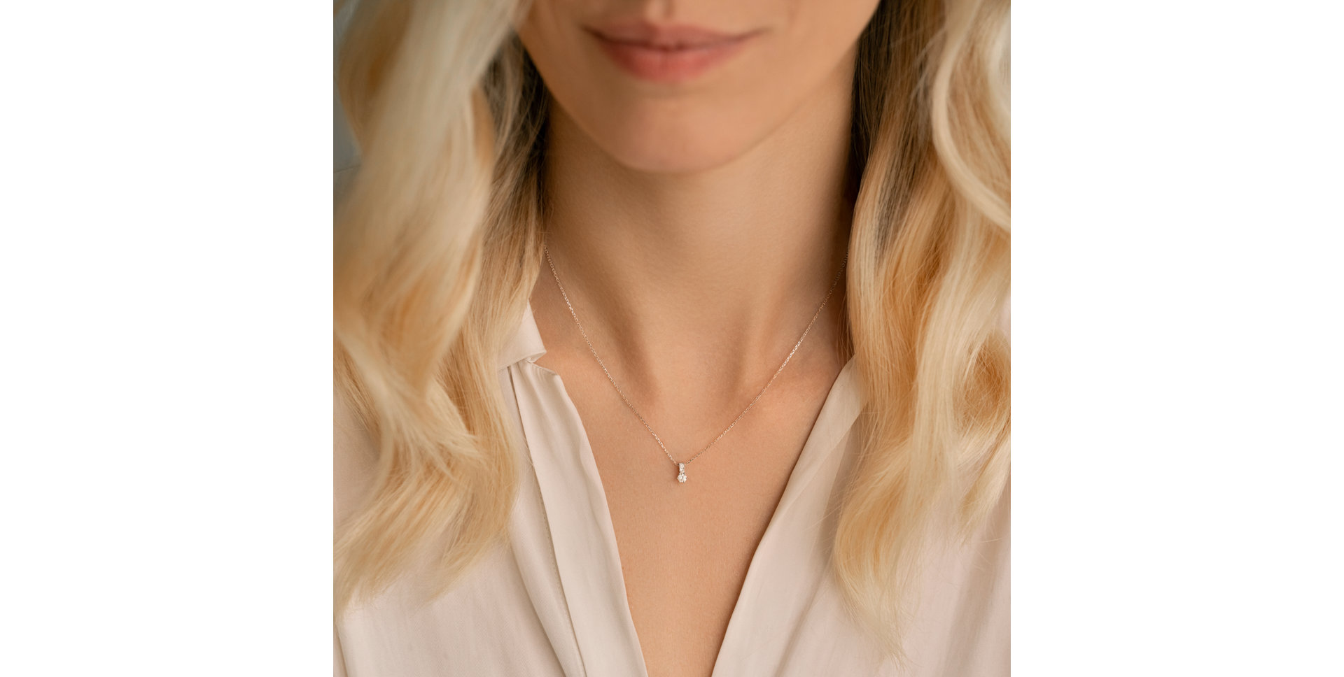 Náhrdelník s diamantmi Essential Glow