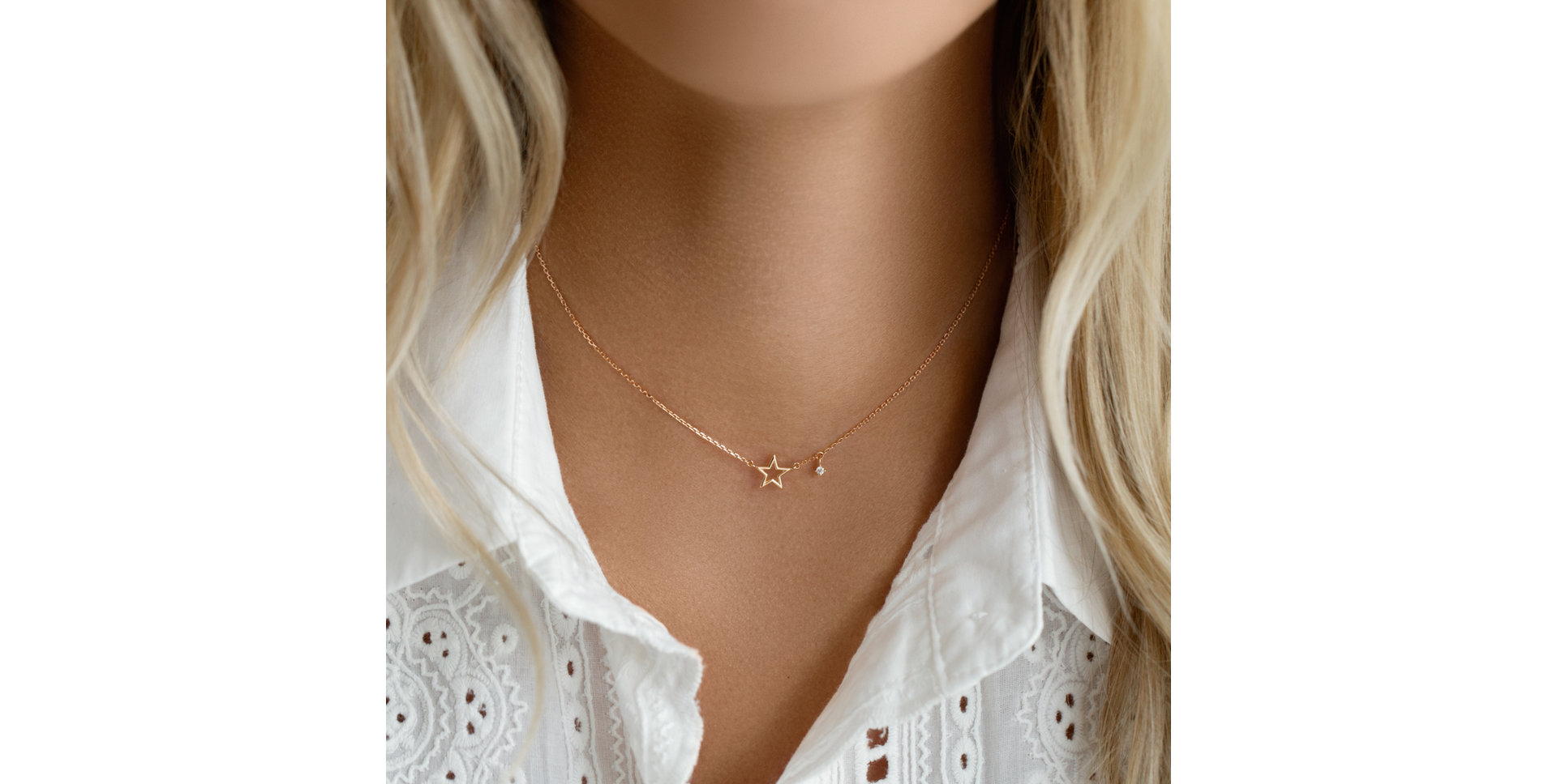 Náhrdelník s diamantom Starlight