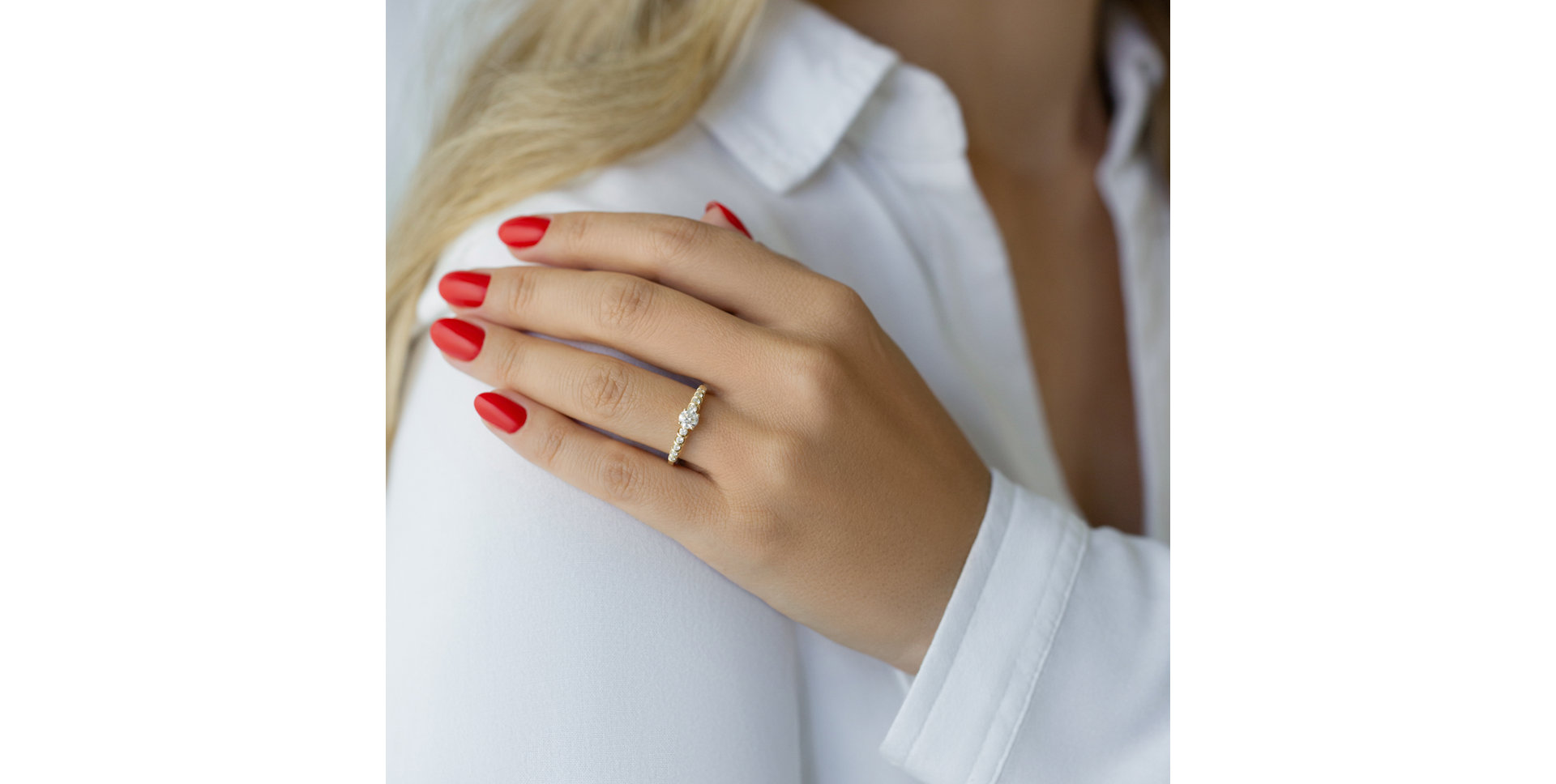 Prsteň s diamantmi Morelli