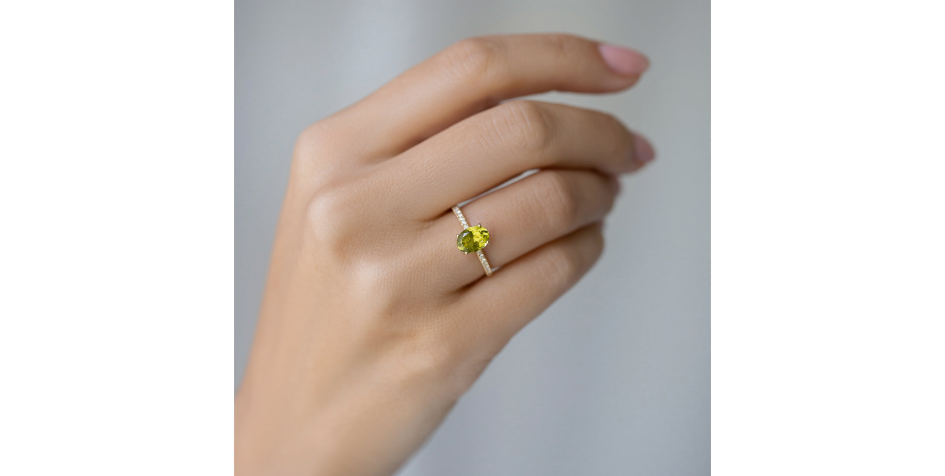 Prsteň s diamantmi a topásom Touch of Spark