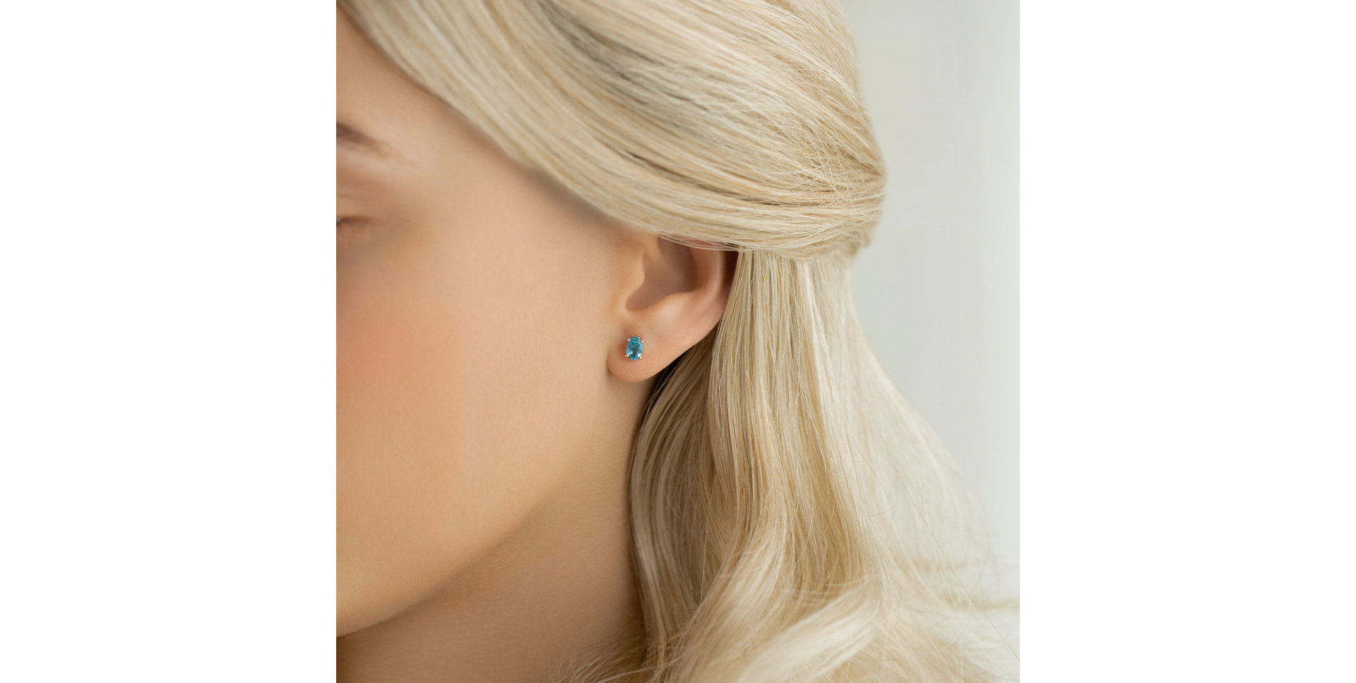 Náušnice s topásom Mystic Light