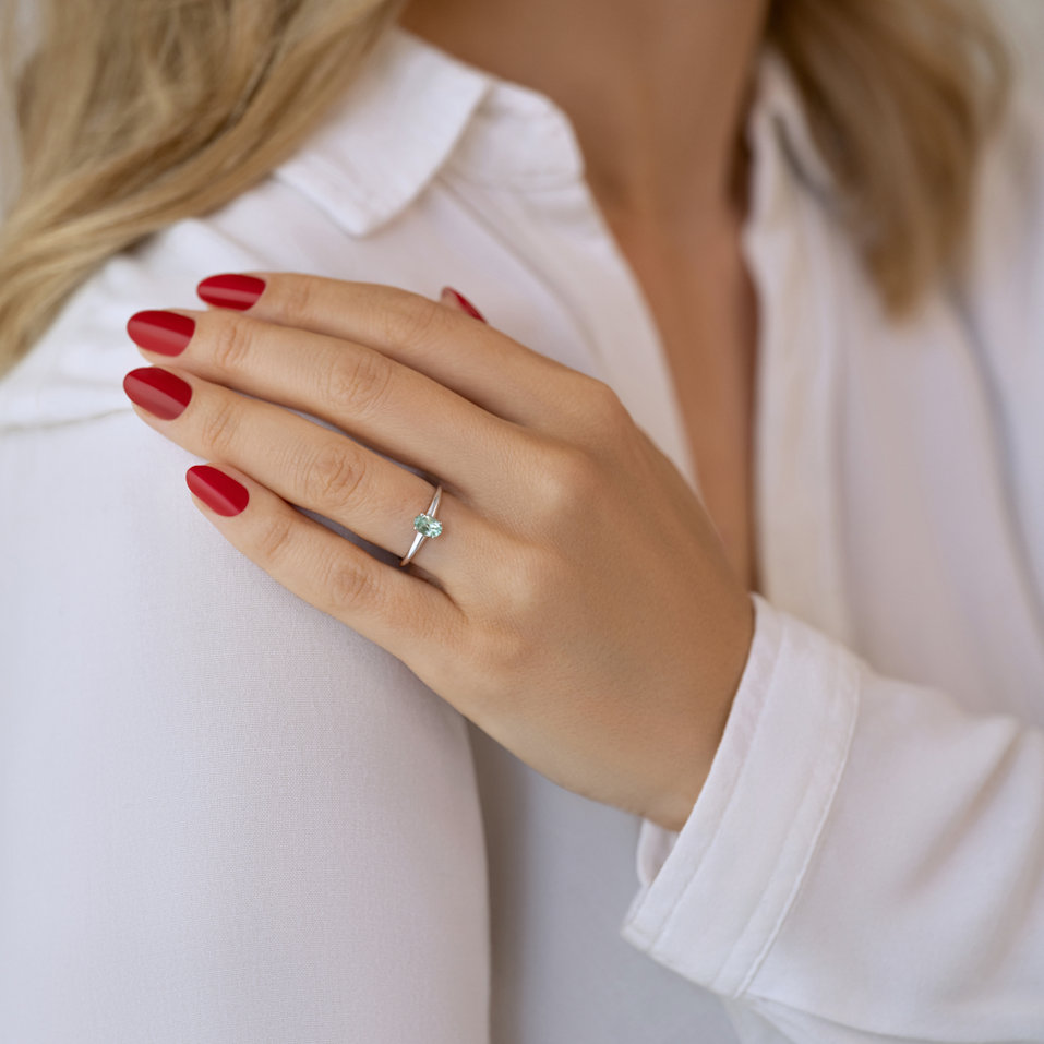 Prsteň s turmalínom Mystic Abyss