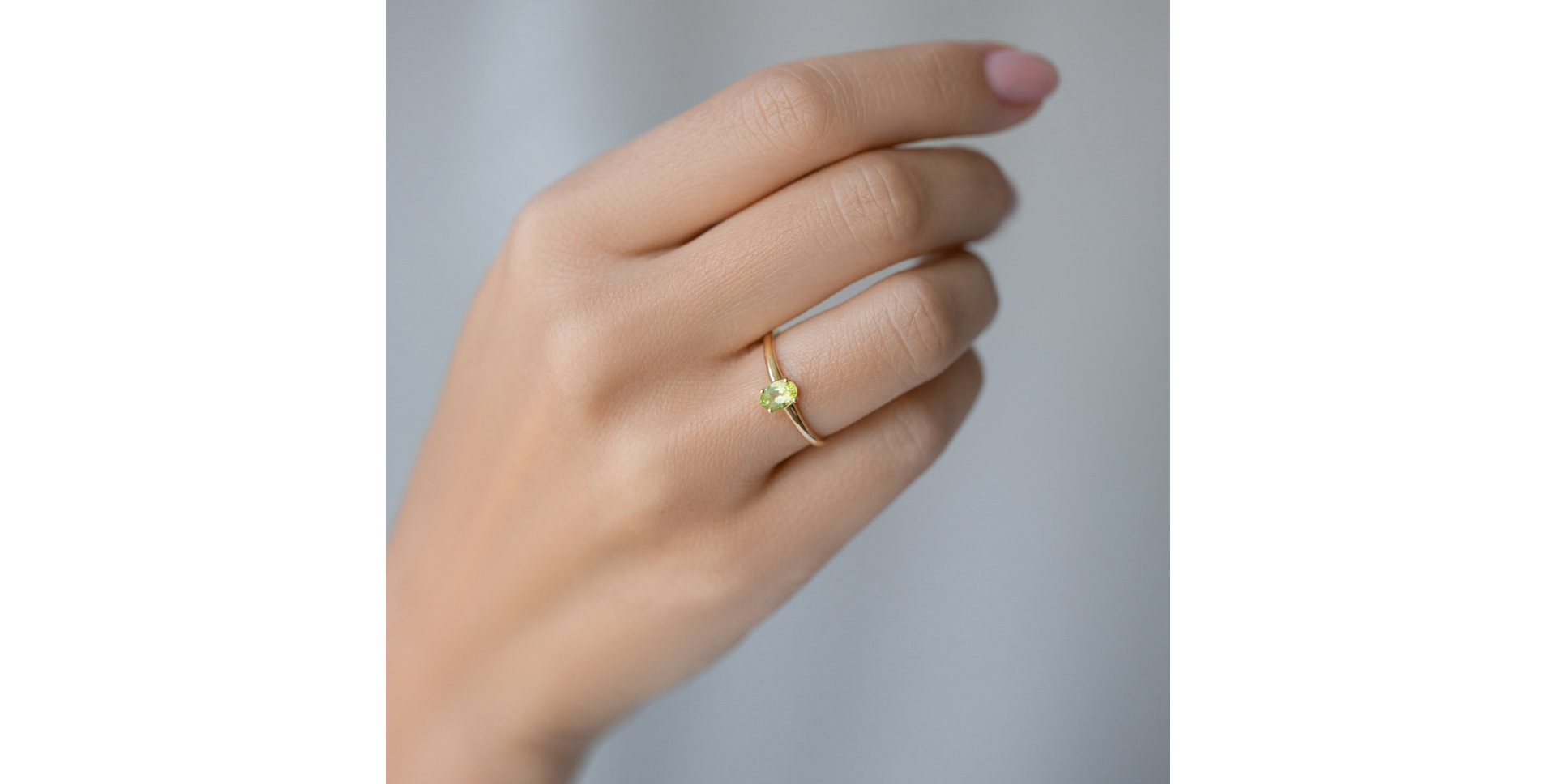 Prsteň s peridotom Mystic Light