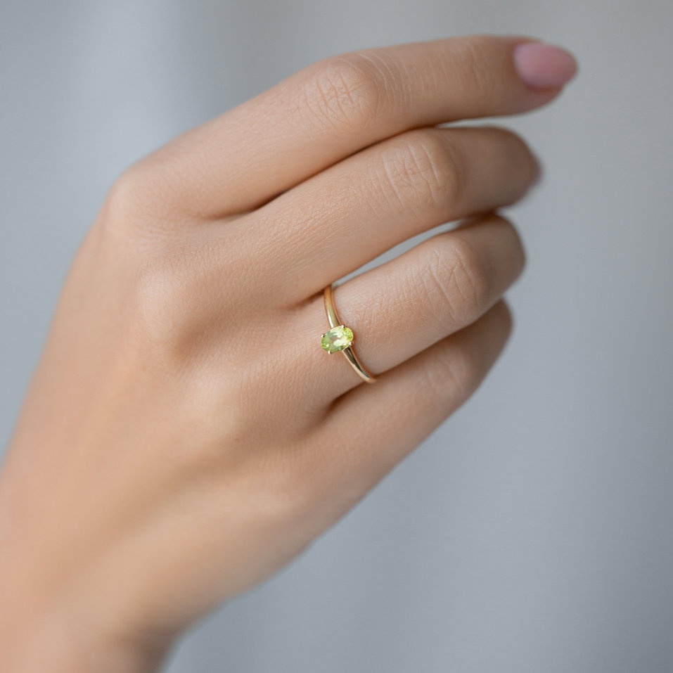 Prsteň s peridotom Mystic Light