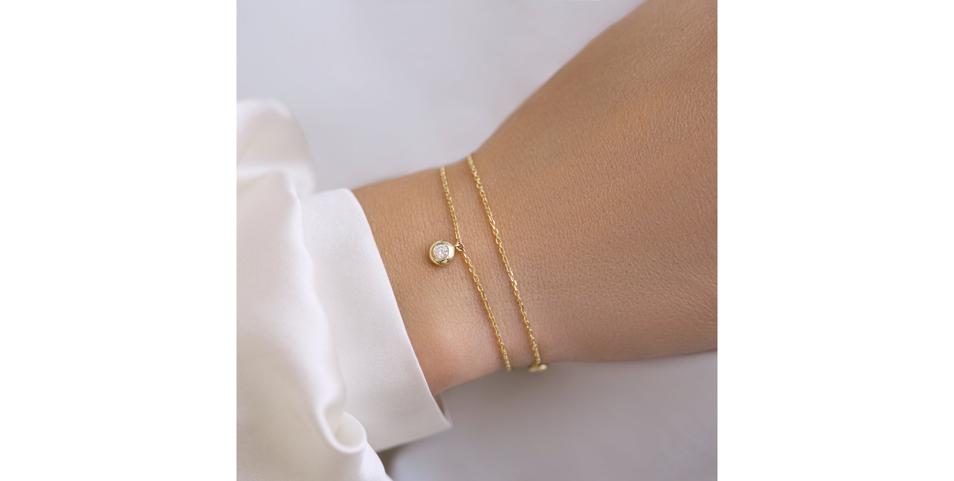 Náramok s diamantmi Drops of Sparkle