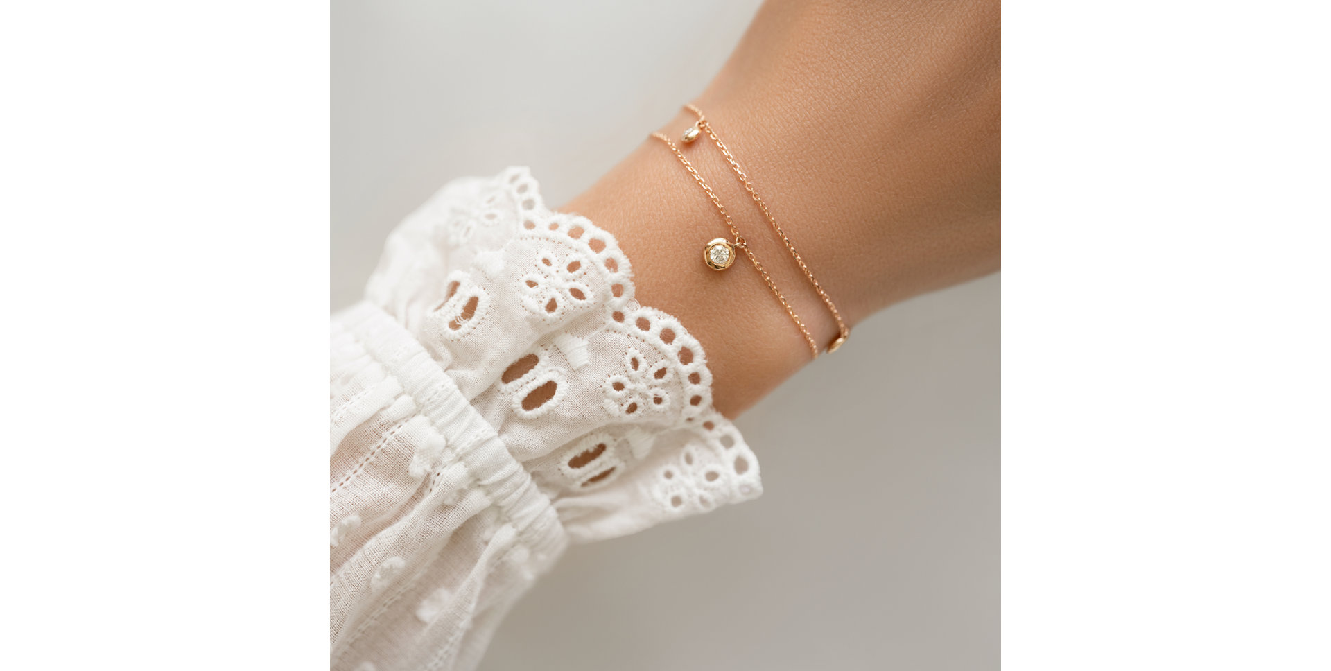 Náramok s diamantmi Dots