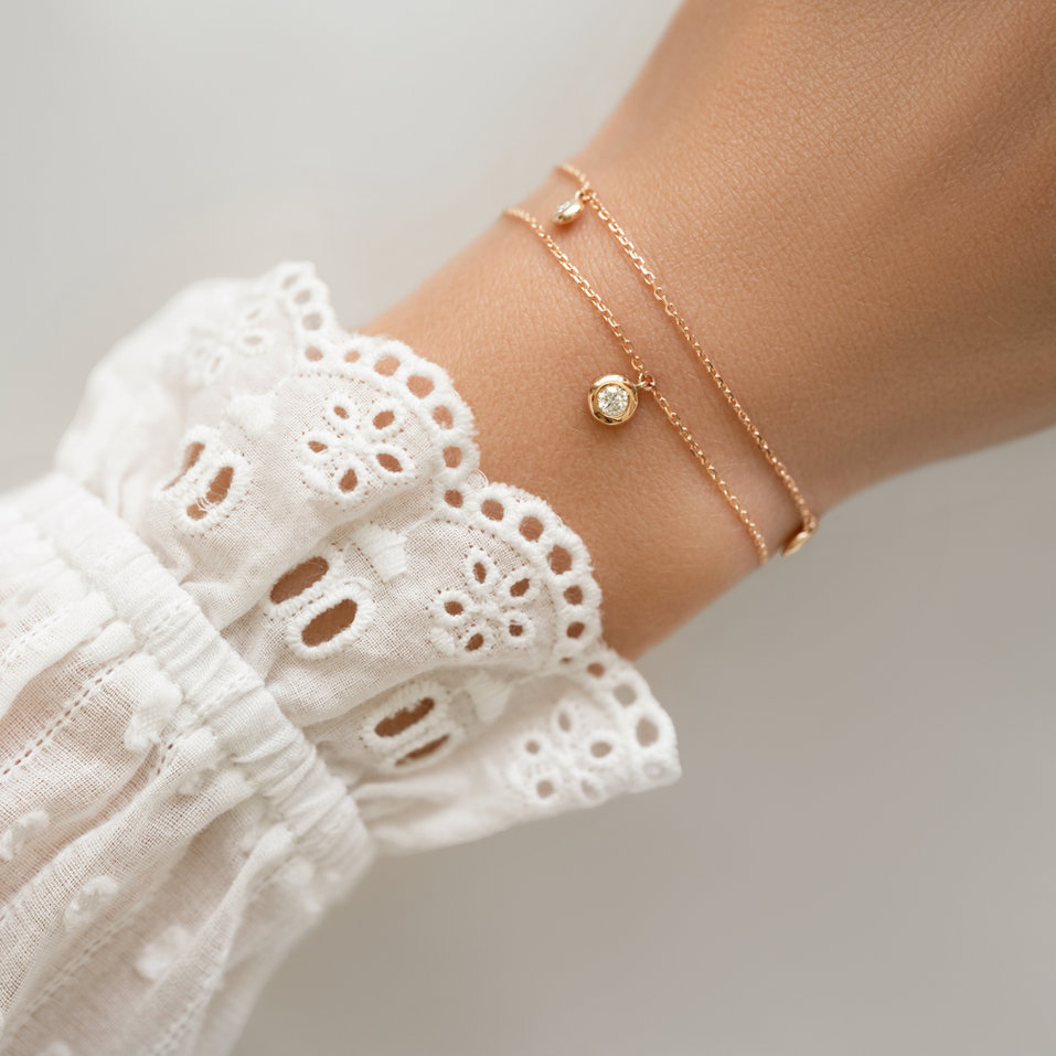 Náramok s diamantmi Dots