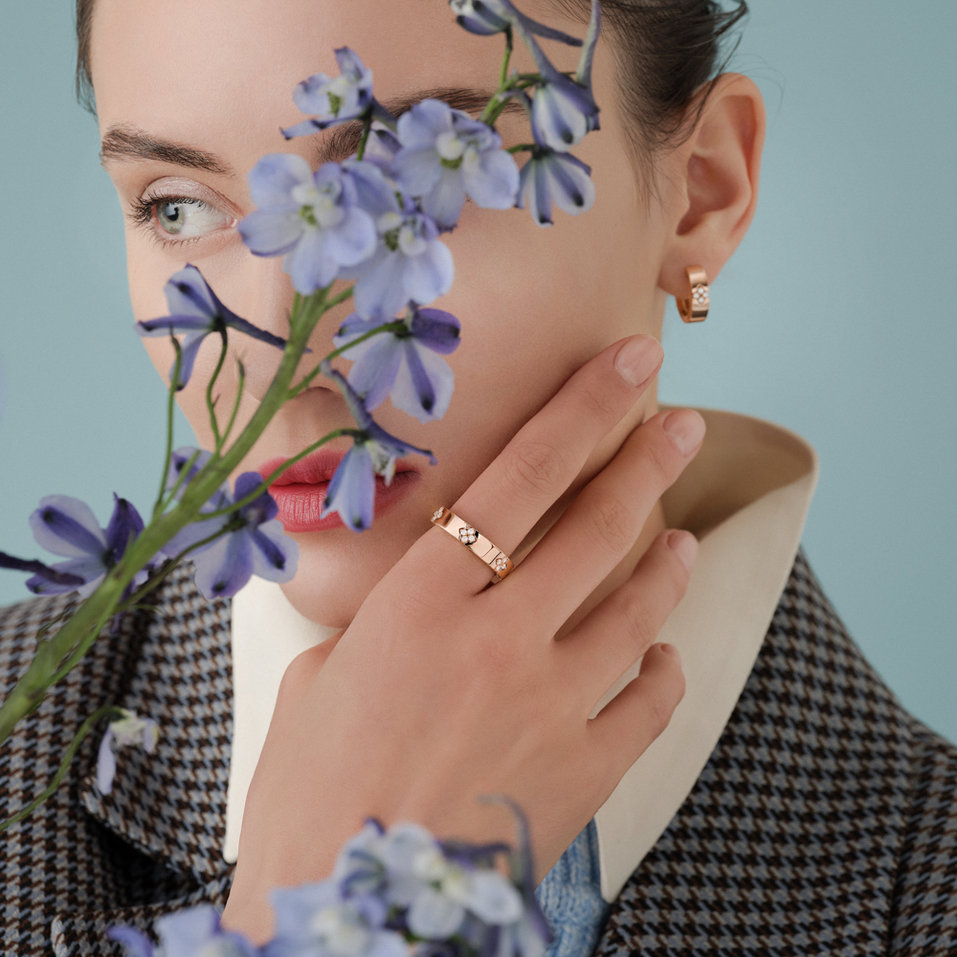 Prsteň s diamantmi Love in Verona