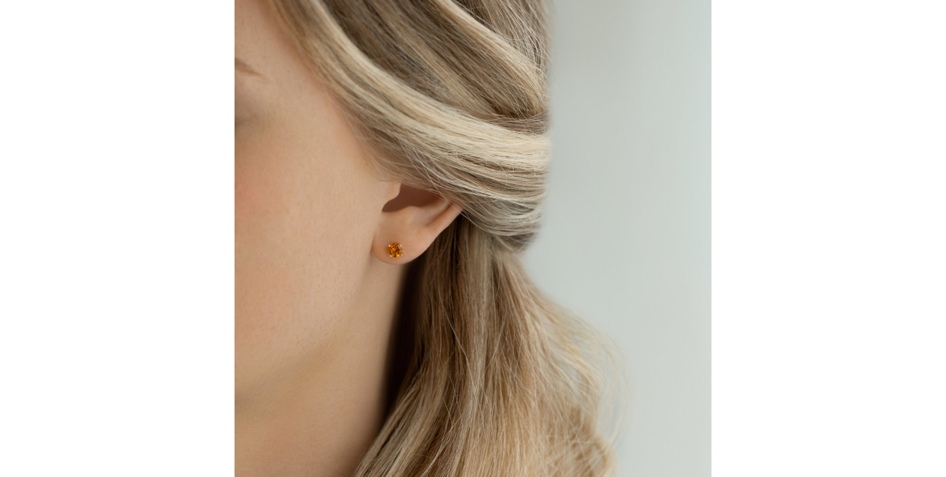 Náušnice s ametystom Pindots