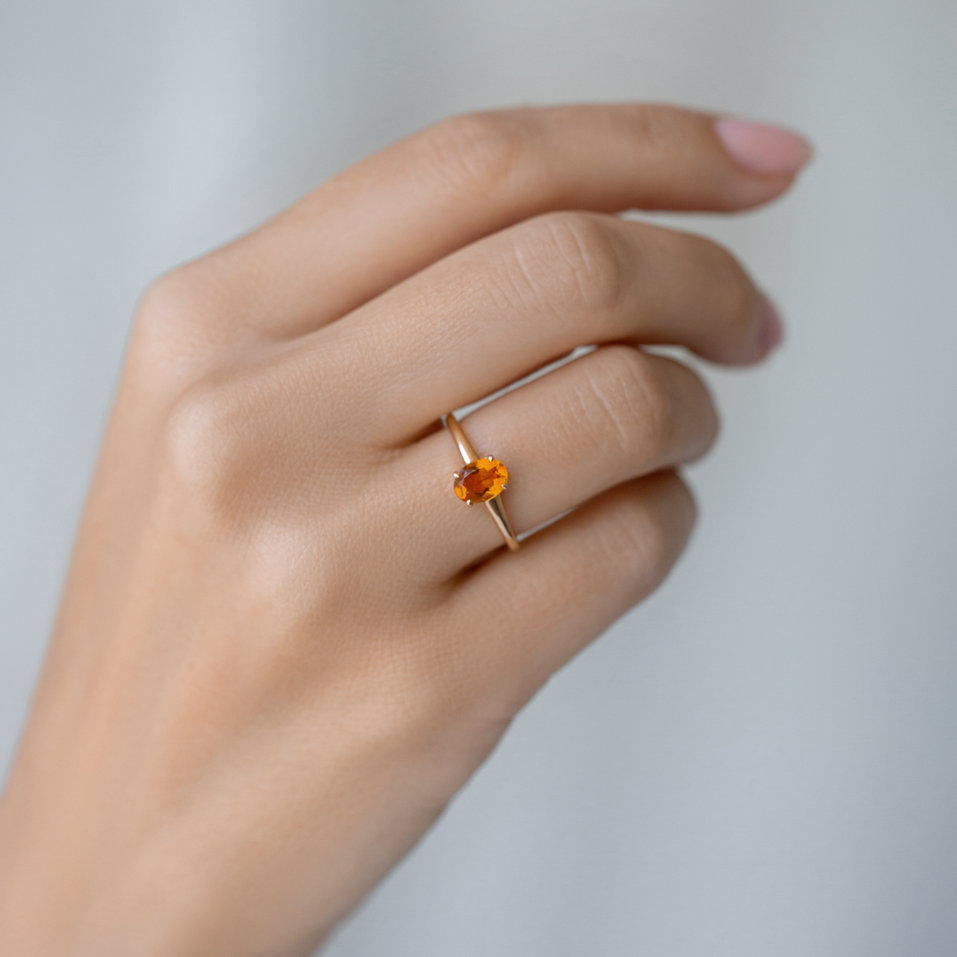 Prsteň s citrínom Mystic Light