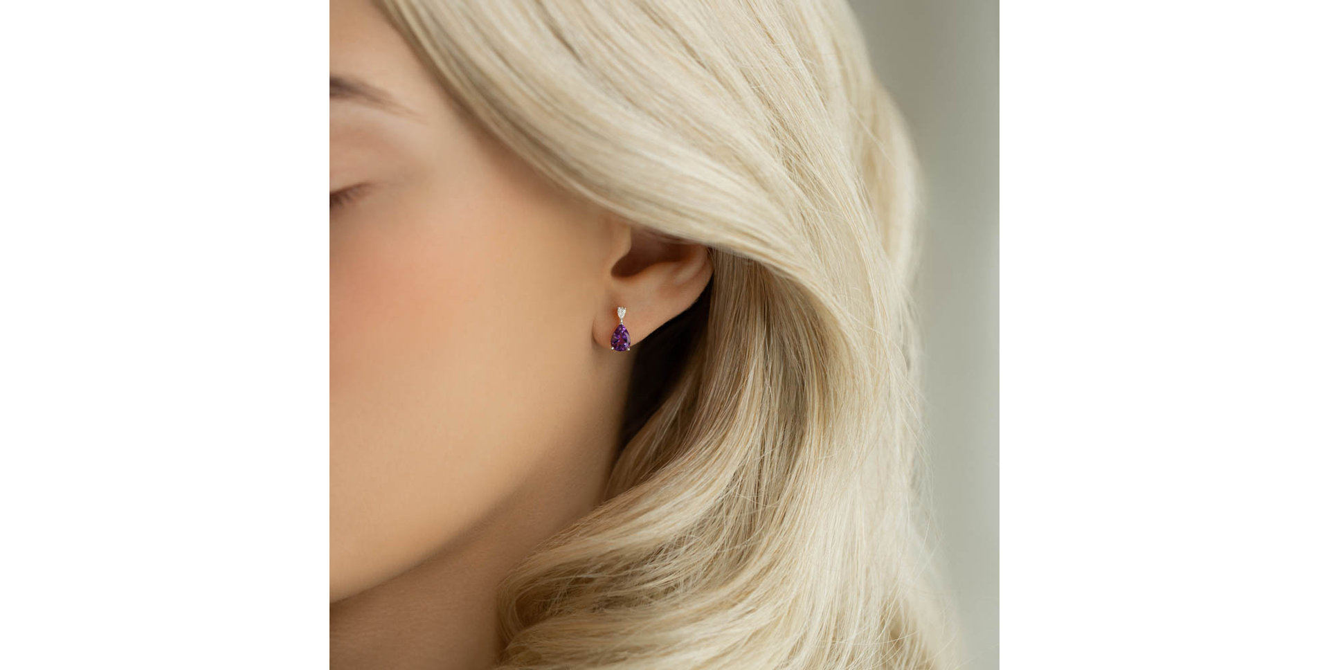 Náušnice s diamantom a turmalínom Whispers of Avalon