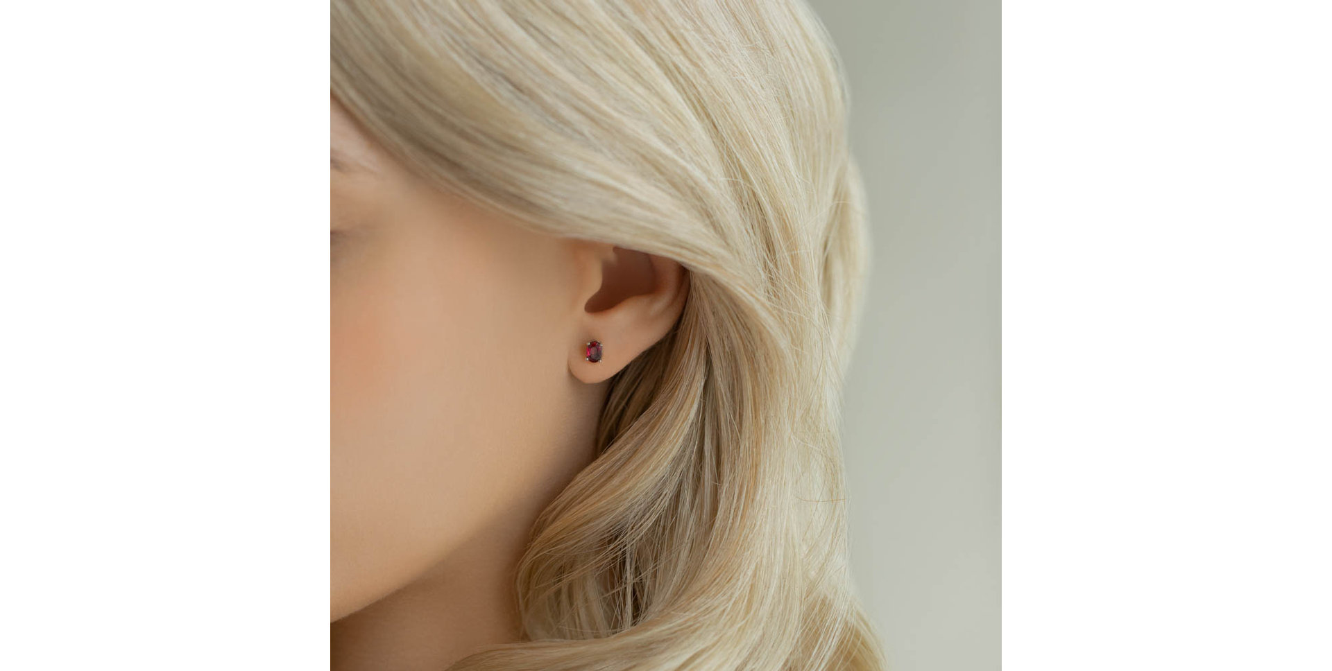 Náušnice s granátom Mystic Abyss