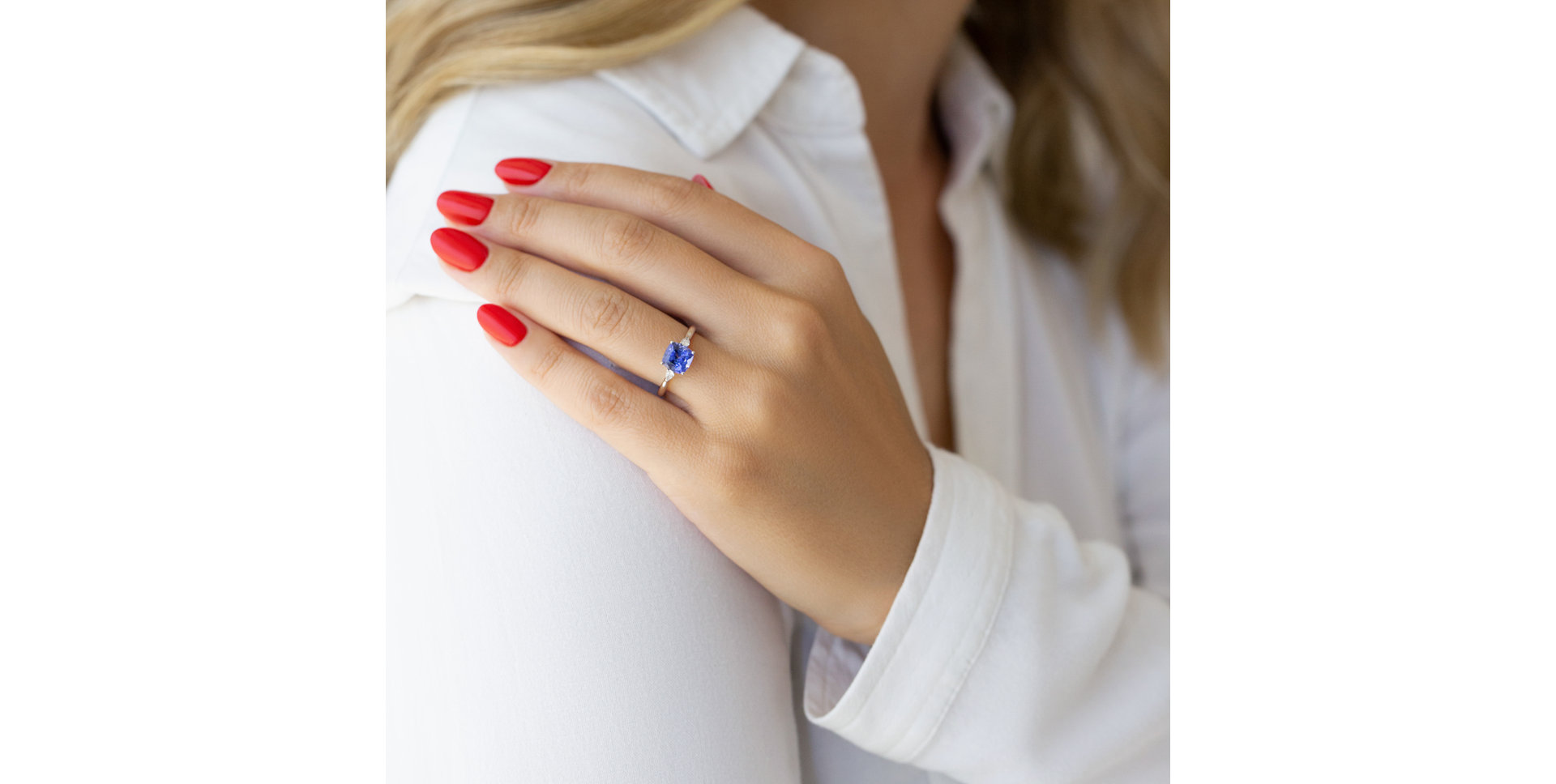 Prsteň s diamantmi a turmalínom Marigold