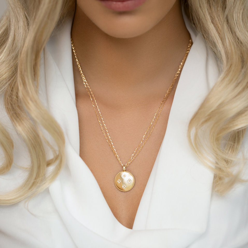 Náhrdelník s diamantmi Aveline