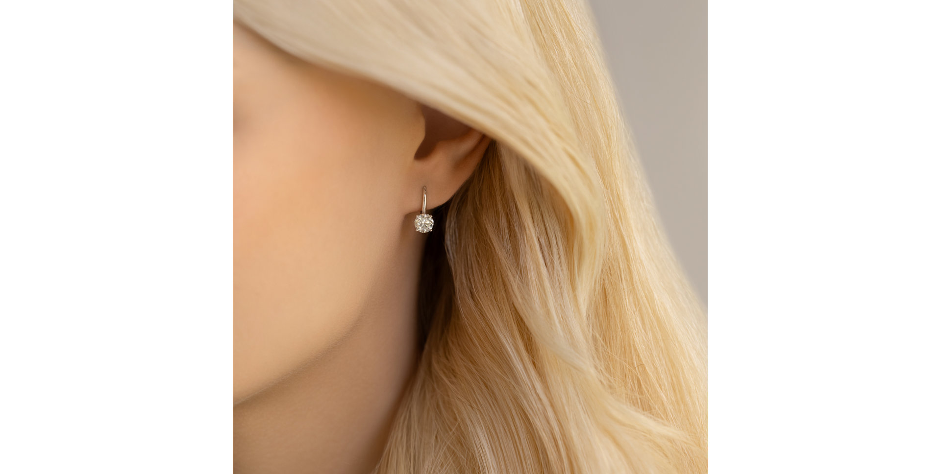 Náušnice s diamantom Gleam