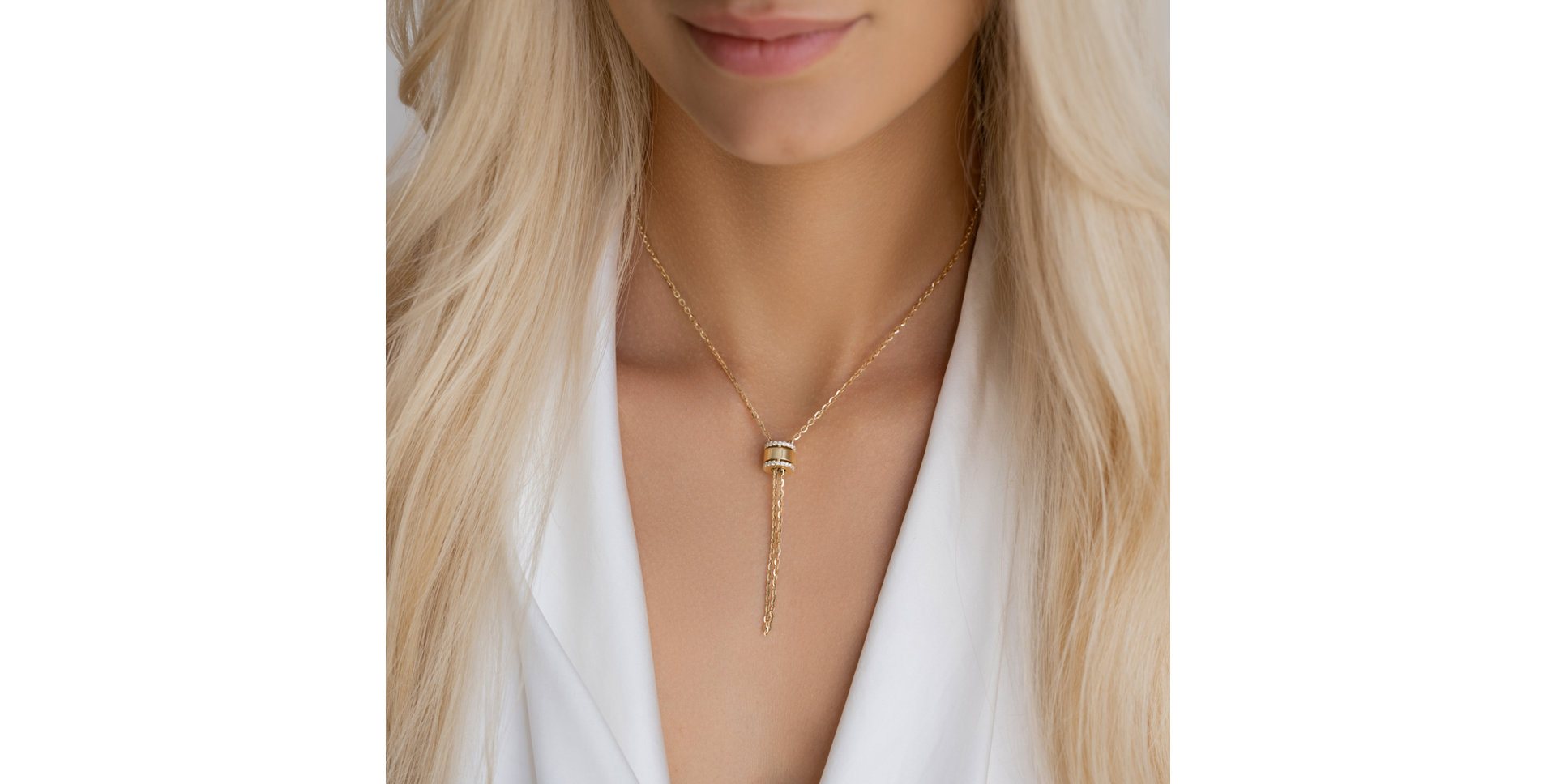 Náhrdelník s diamantmi Elin