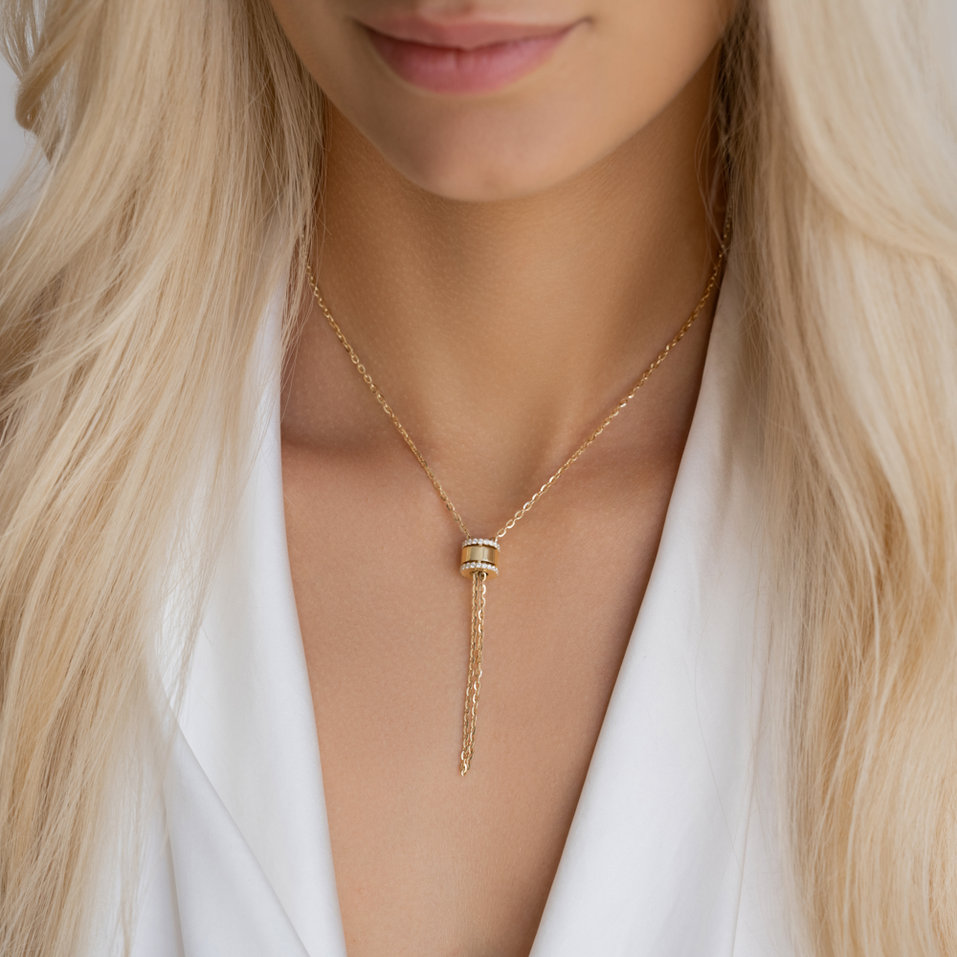 Náhrdelník s diamantmi Elin